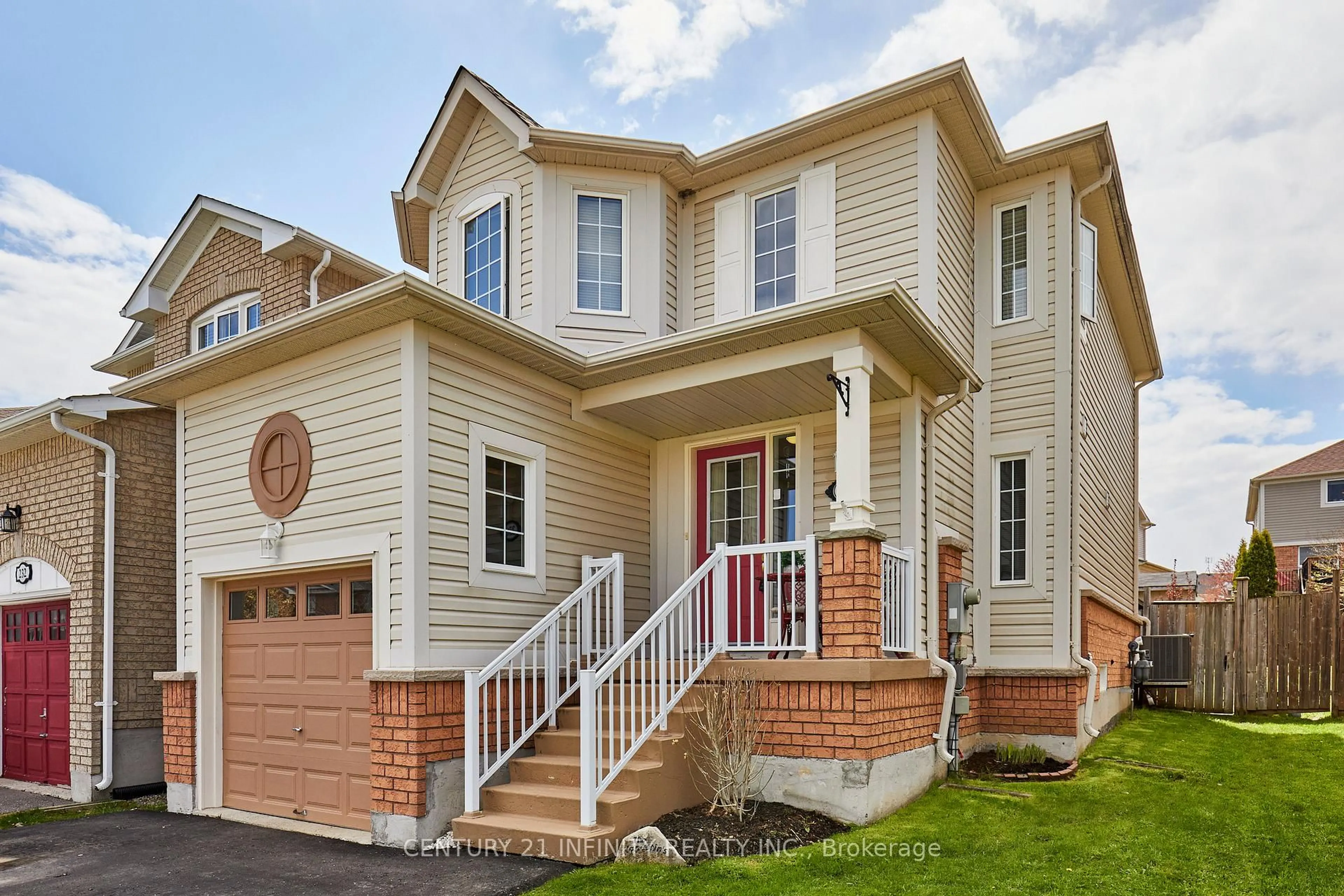 Home with brick exterior material, street for 236 Scottsdale Dr, Clarington Ontario L1C 5L2