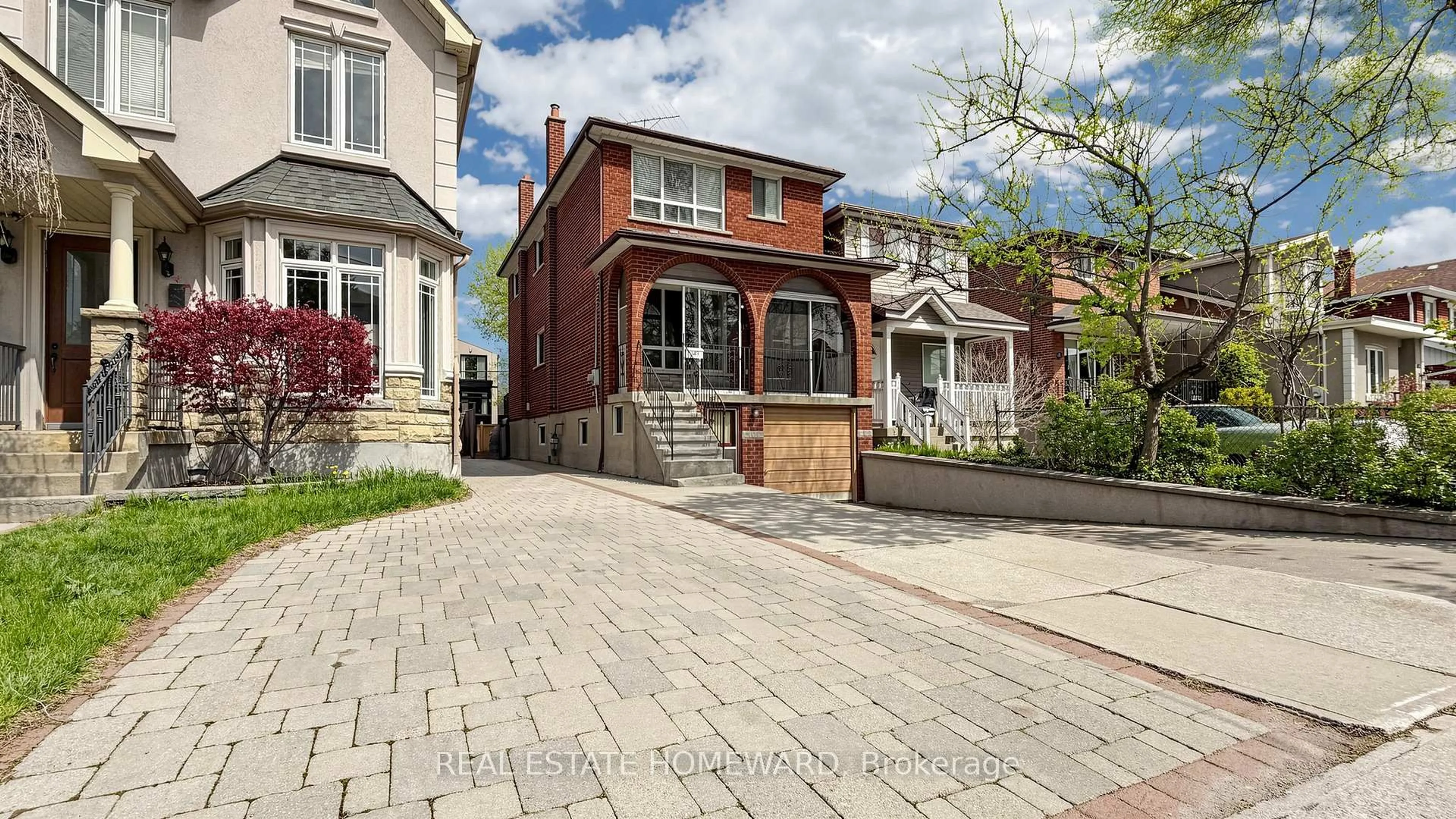 Home with brick exterior material, street for 349 Monarch Park Ave, Toronto Ontario M4J 4T4