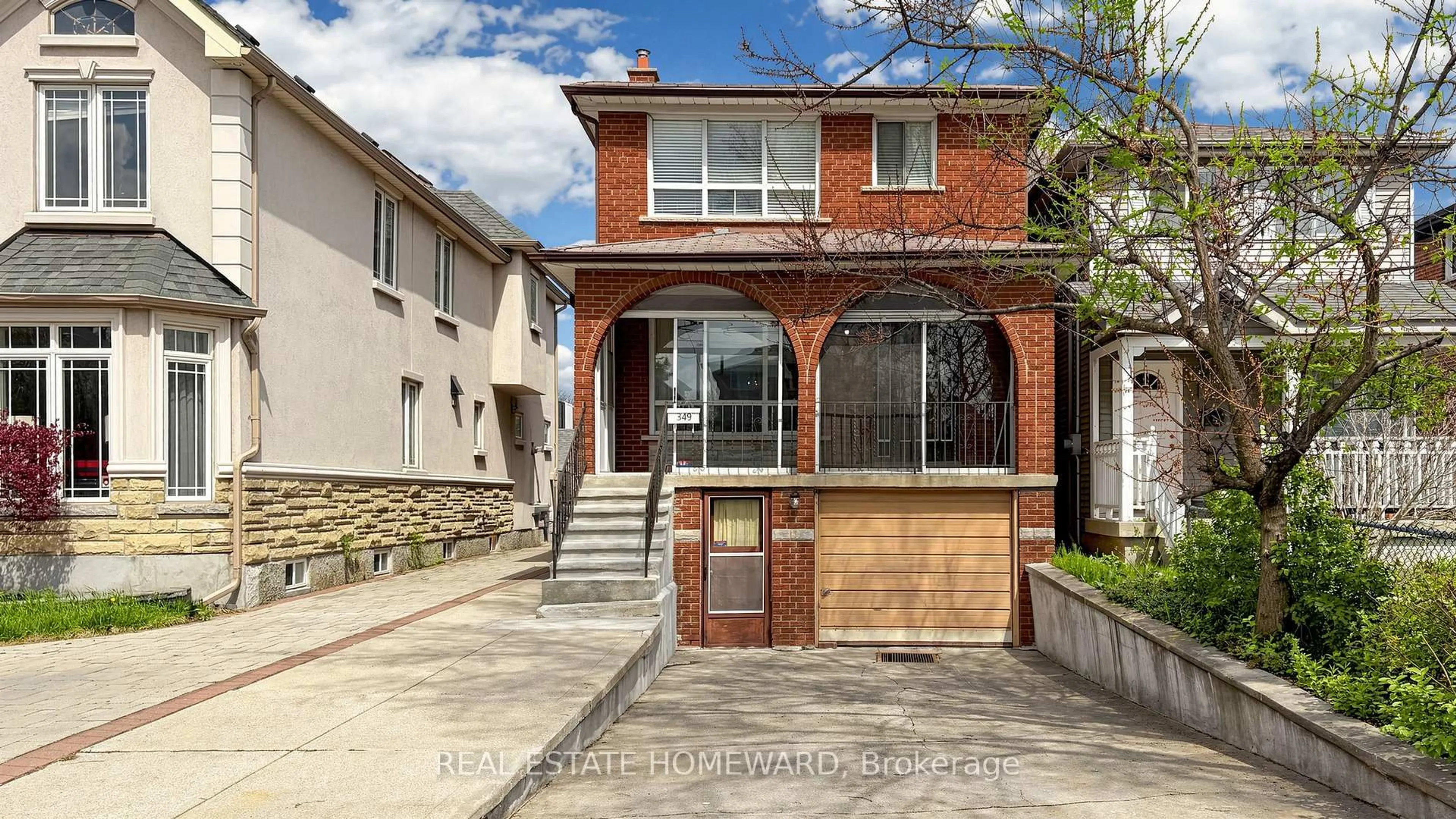 Home with brick exterior material, street for 349 Monarch Park Ave, Toronto Ontario M4J 4T4