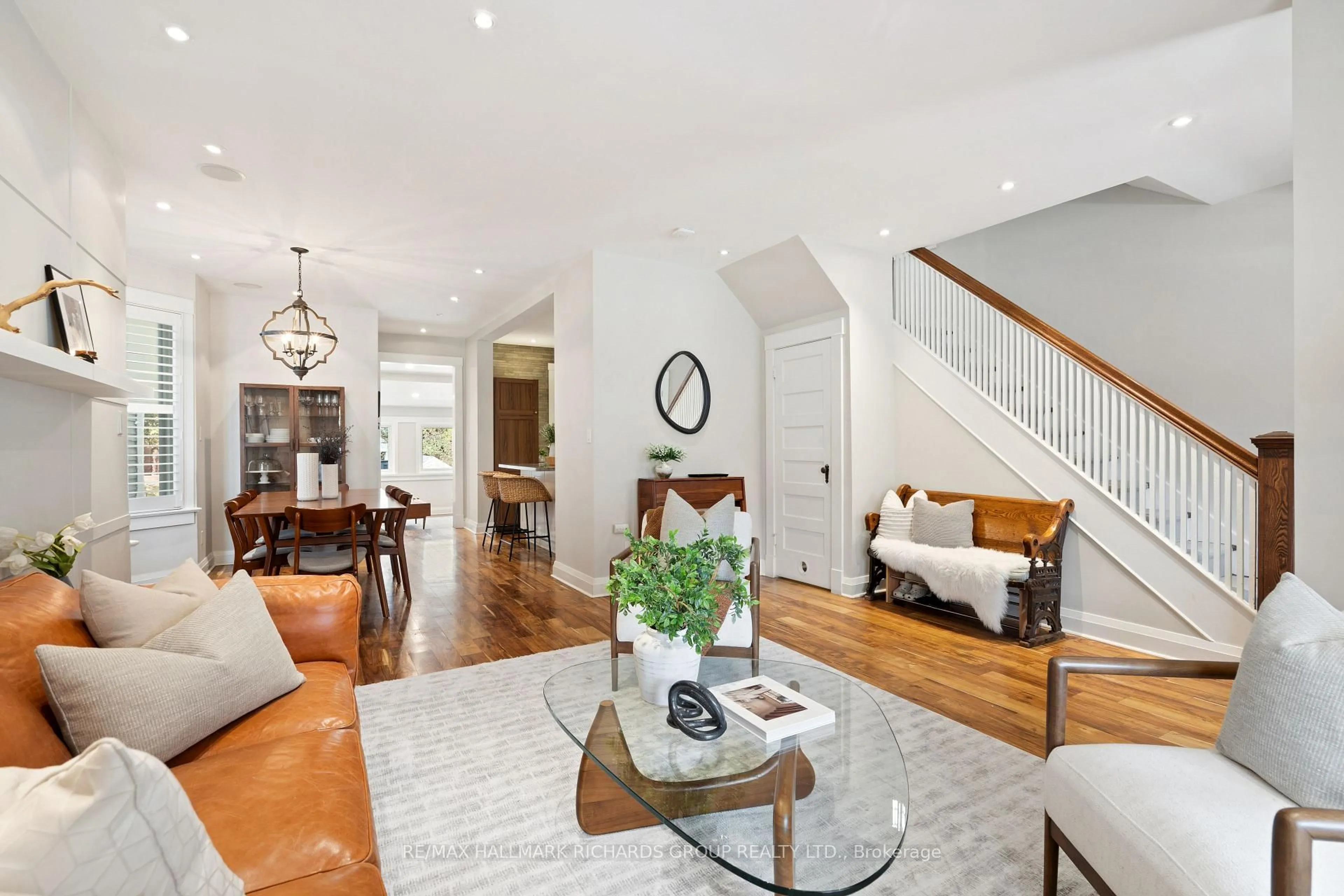 Living room with furniture, unknown for 26 Wheeler Ave, Toronto Ontario M4L 3V2