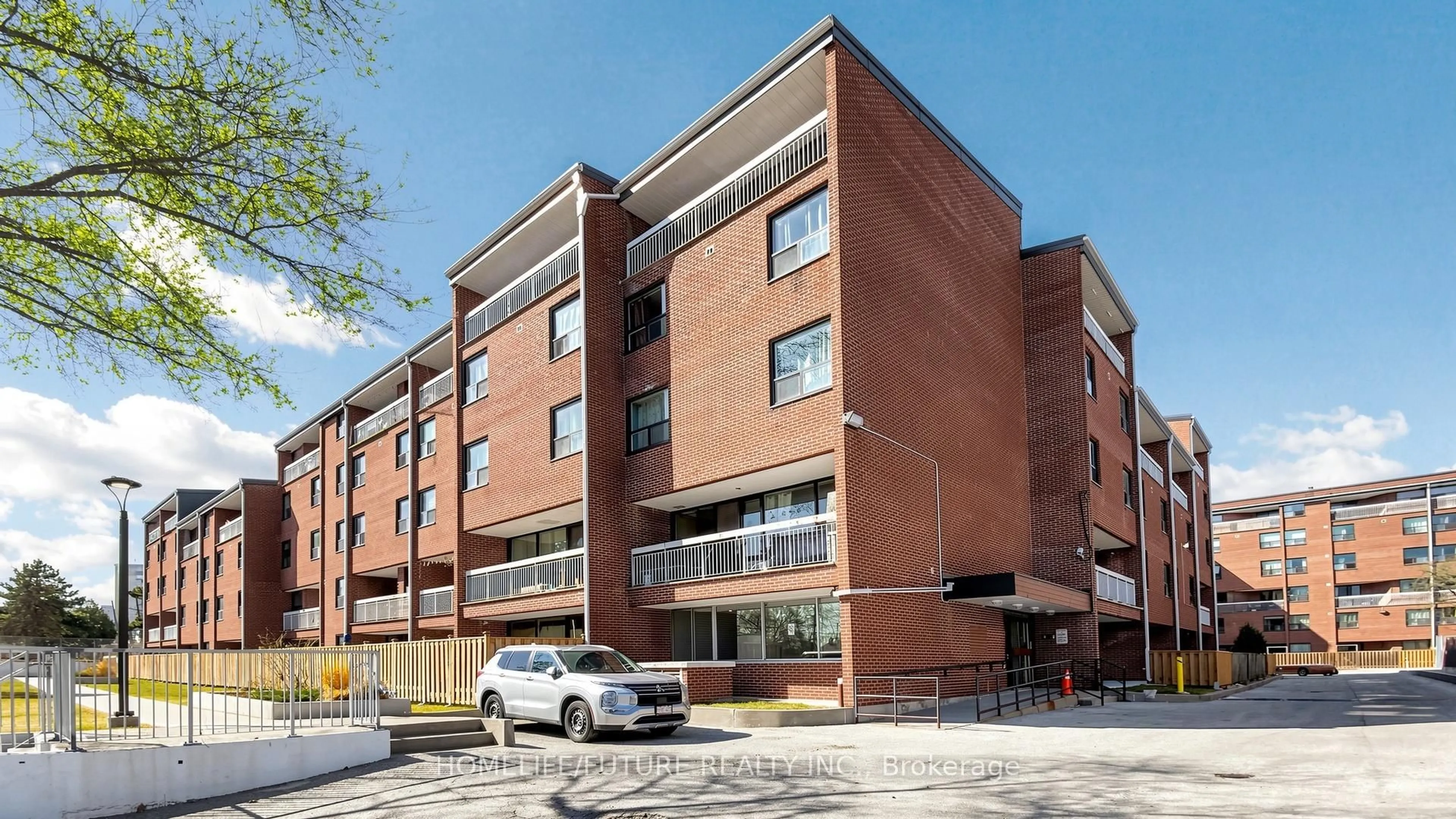 Home with brick exterior material, building for 4060 Lawrence Ave #204, Toronto Ontario M1E 4V4