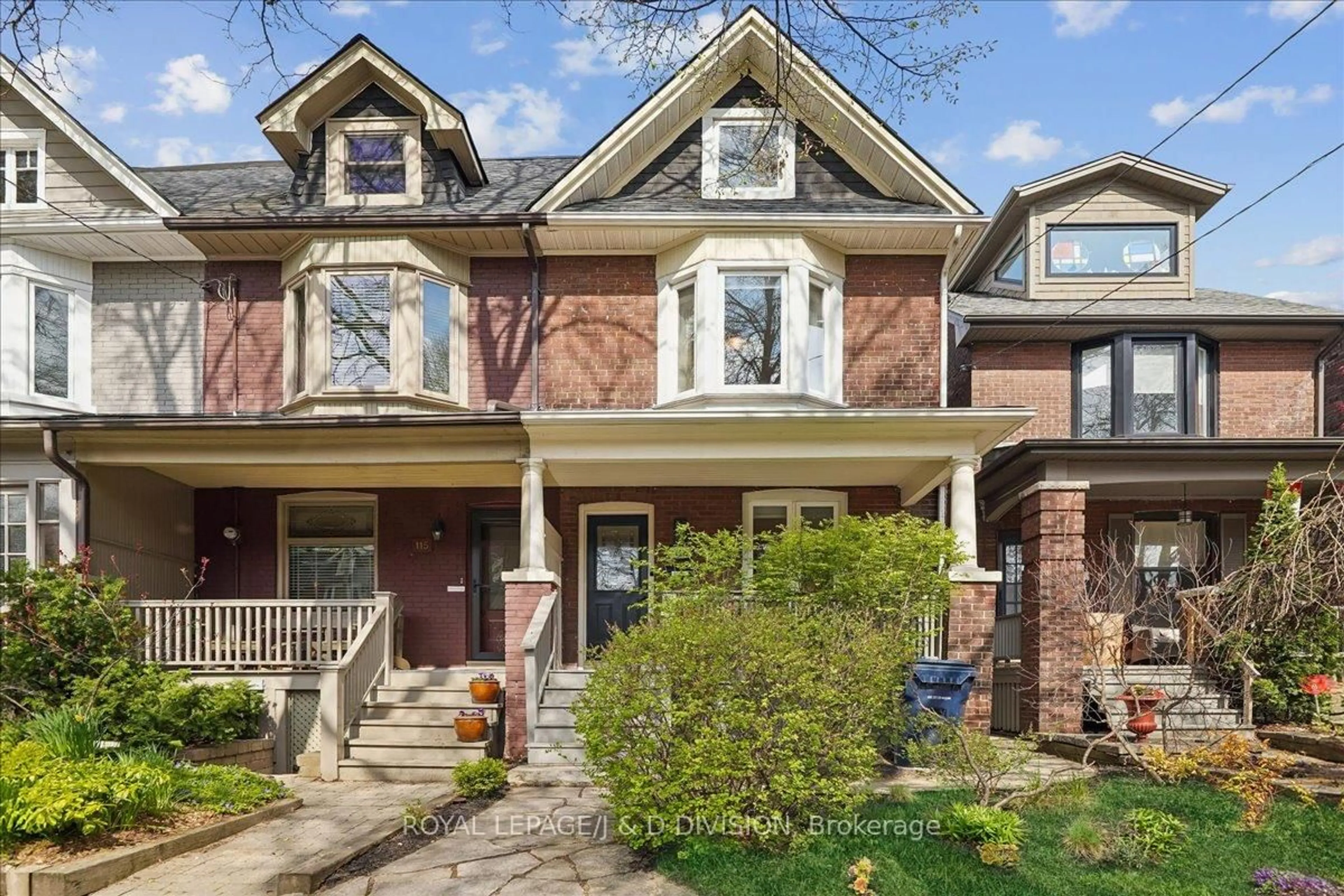 Home with brick exterior material, street for 113 Langford Ave, Toronto Ontario M4J 3E5