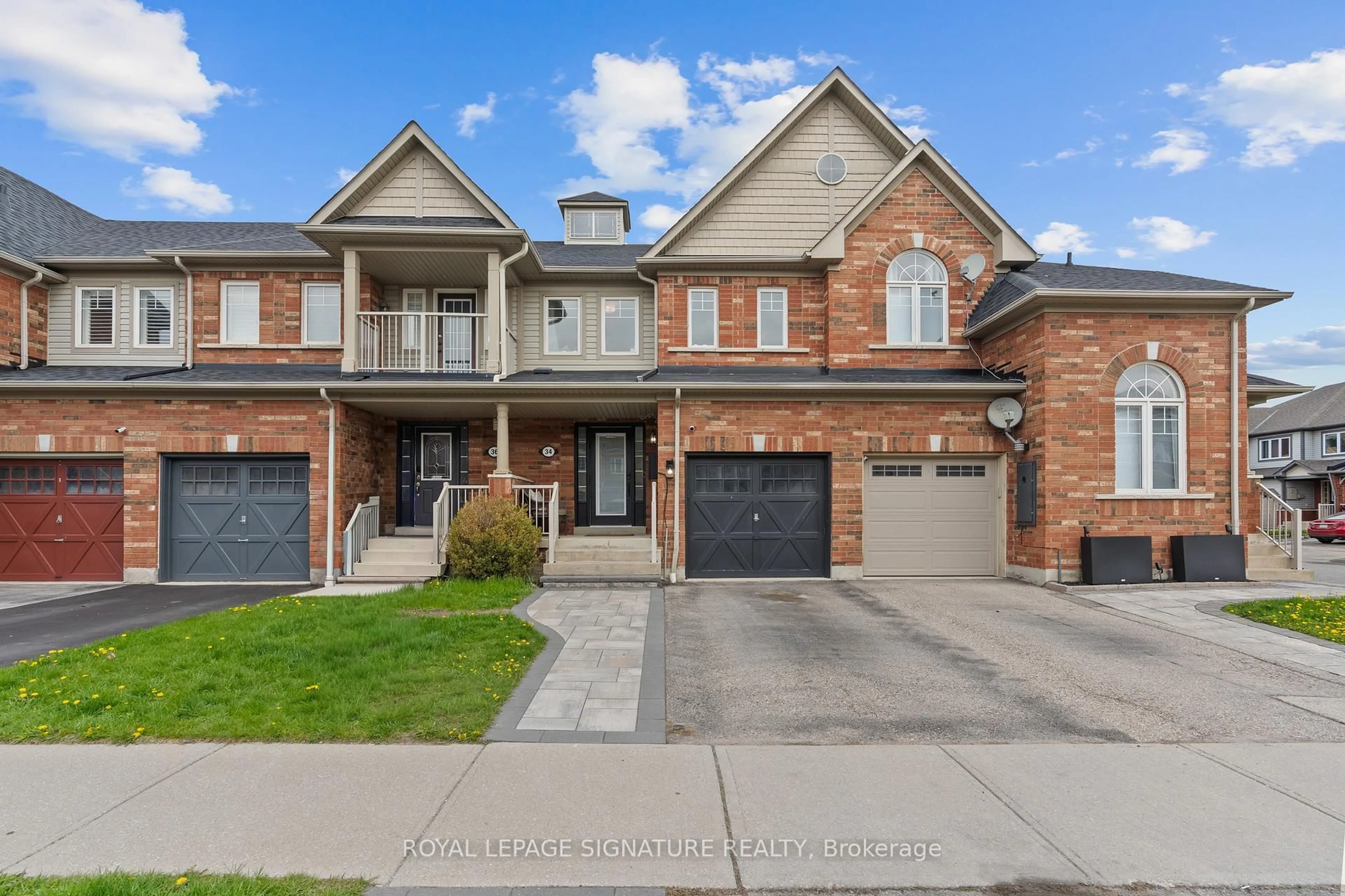 Home with brick exterior material, street for 34 Keywood St, Ajax Ontario L1Z 2E4