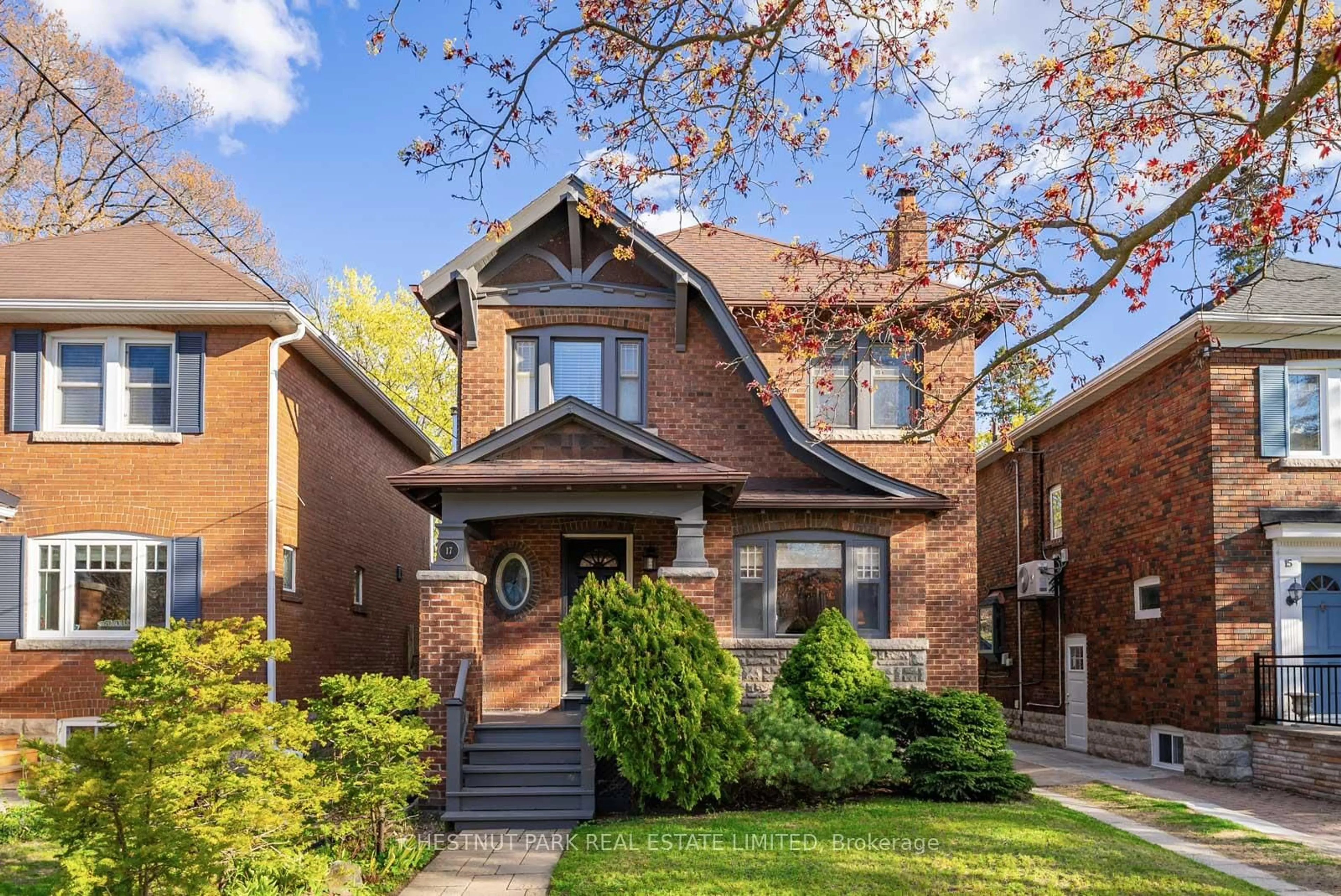 Home with brick exterior material, street for 17 Glen Stewart Ave, Toronto Ontario M4E 1P6