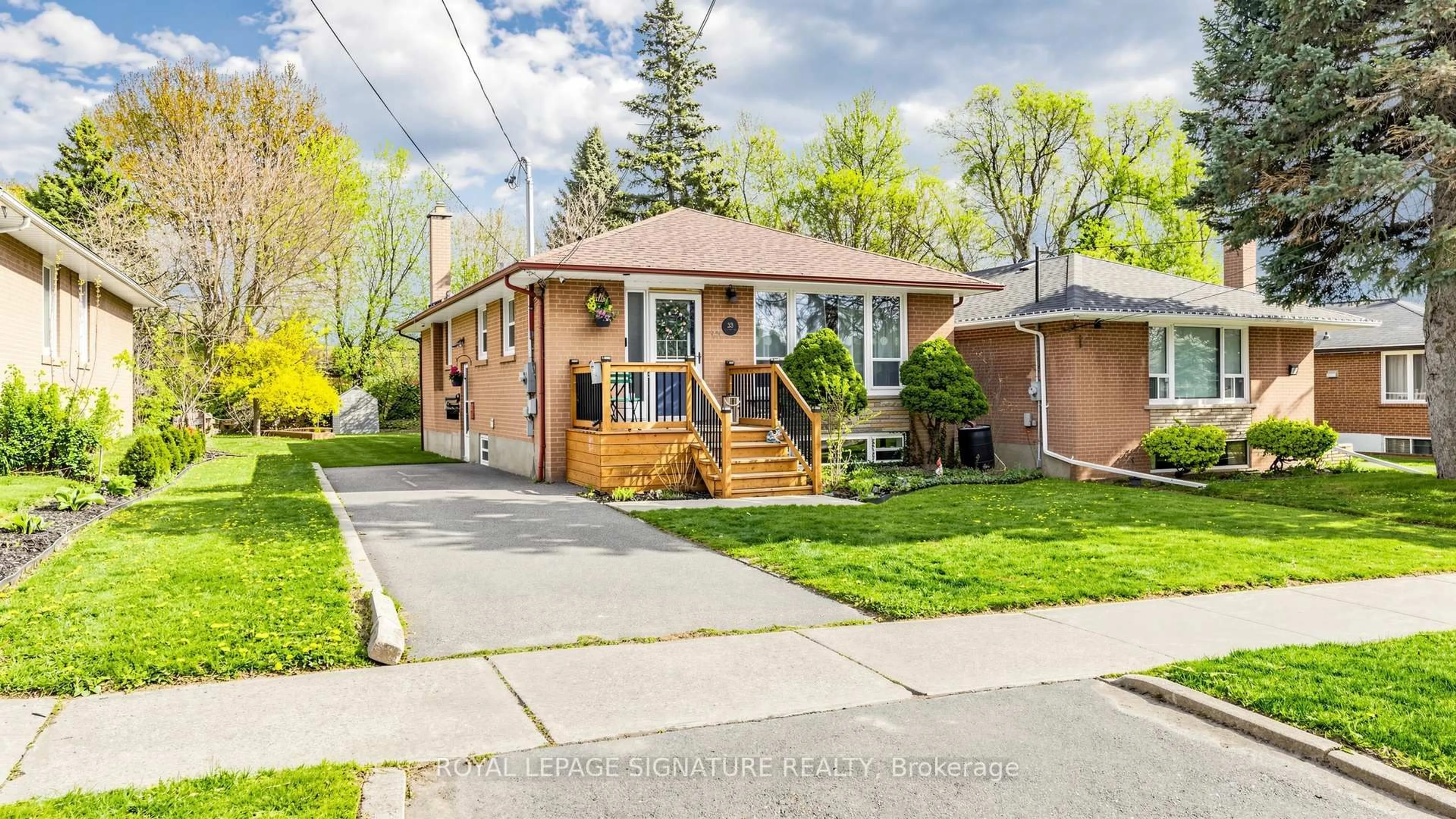 Home with brick exterior material, street for 33 Neapolitan Dr, Toronto Ontario M1P 4B2