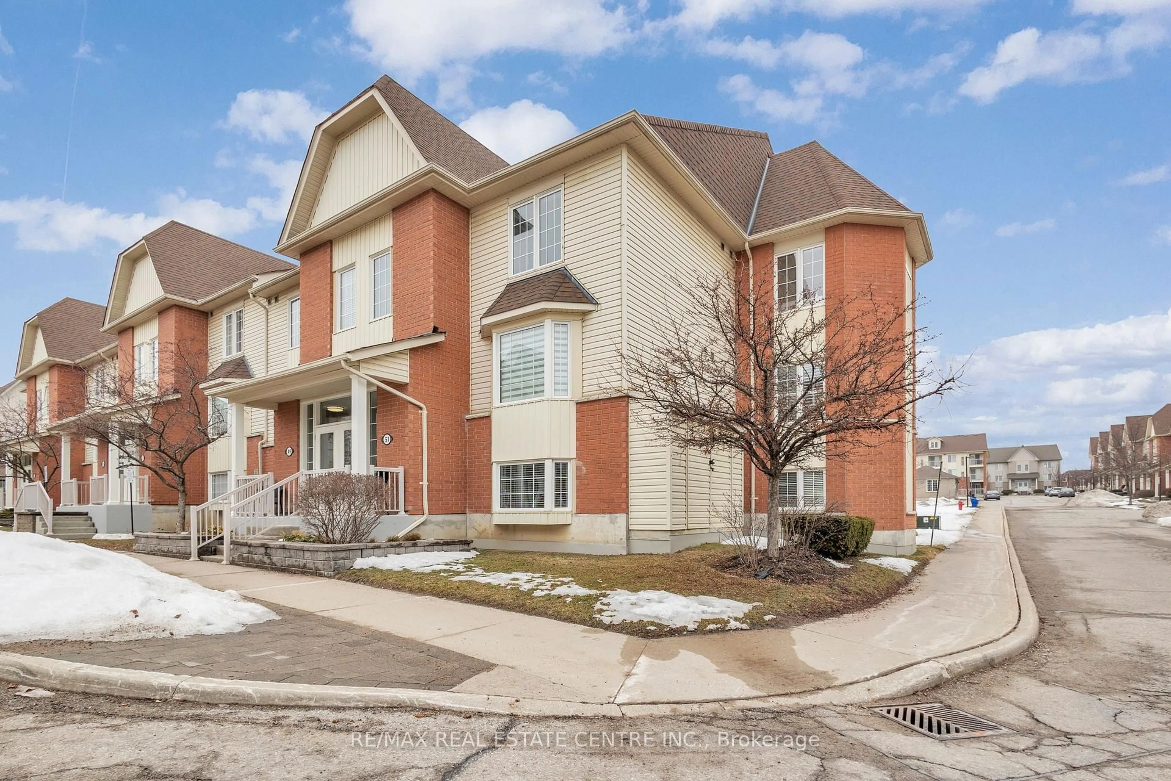 Home with brick exterior material, street for 51 Petra Way #3, Whitby Ontario L1R 0A8