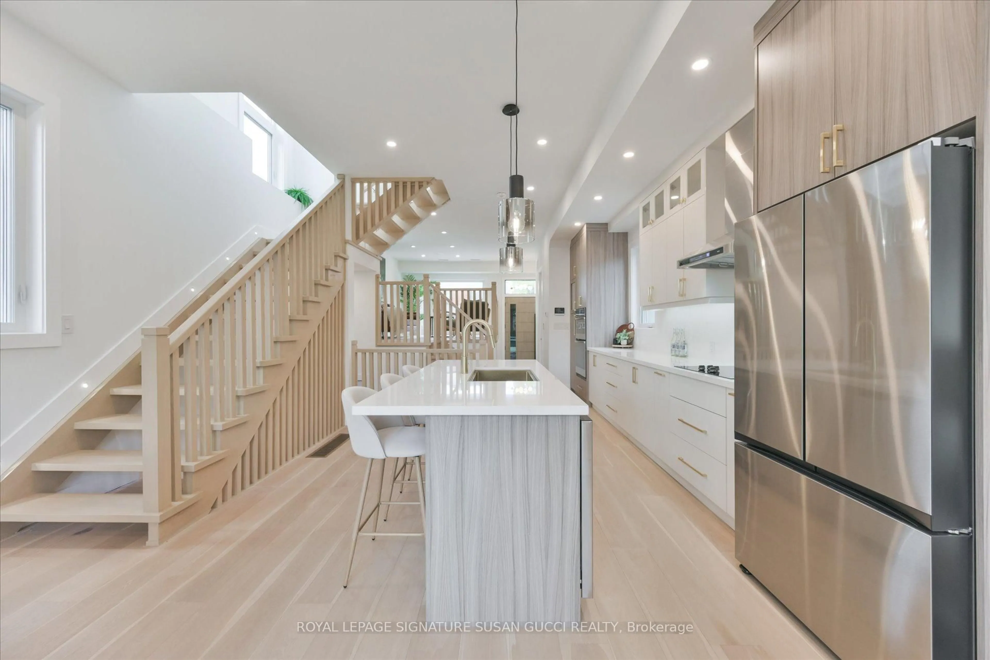Contemporary kitchen, unknown for 223 Queensdale Ave, Toronto Ontario M4C 2B1