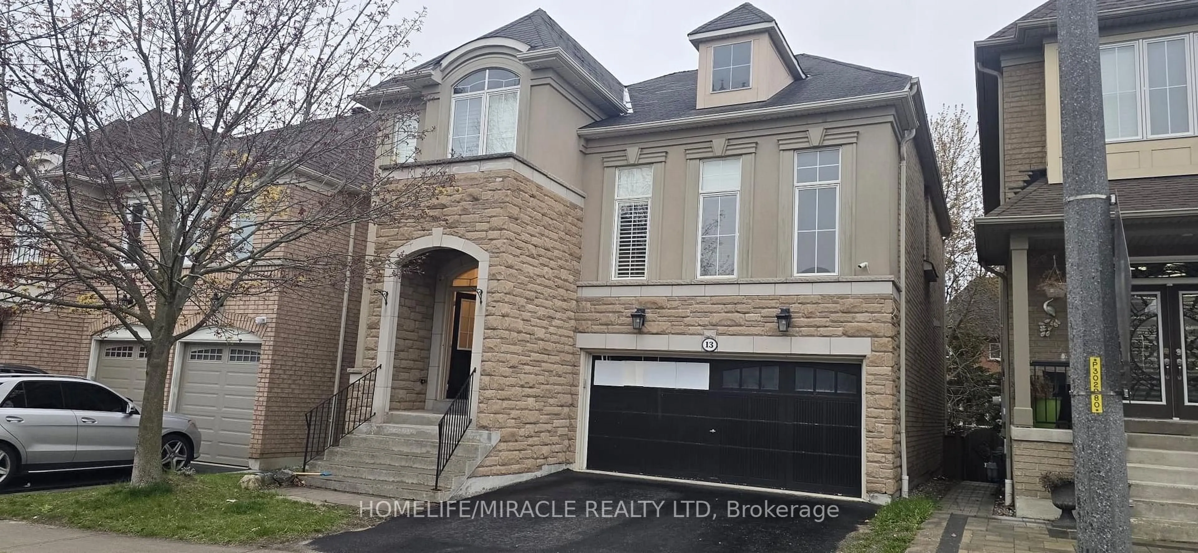 Home with brick exterior material, street for 13 Muscat Cres, Ajax Ontario L1Z 0B7