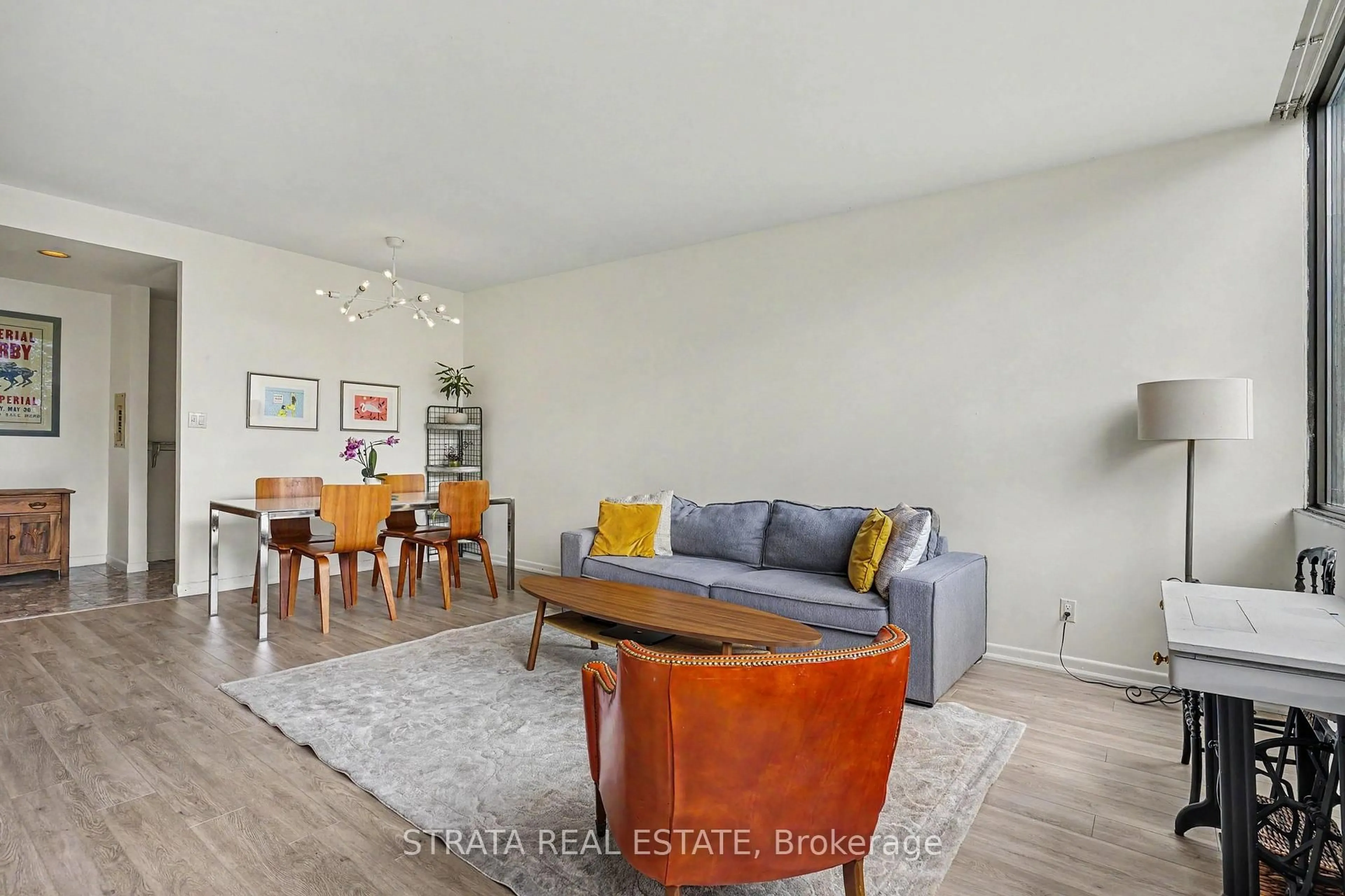 Living room with furniture, unknown for 300 Coxwell Ave #406, Toronto Ontario M4L 3B6