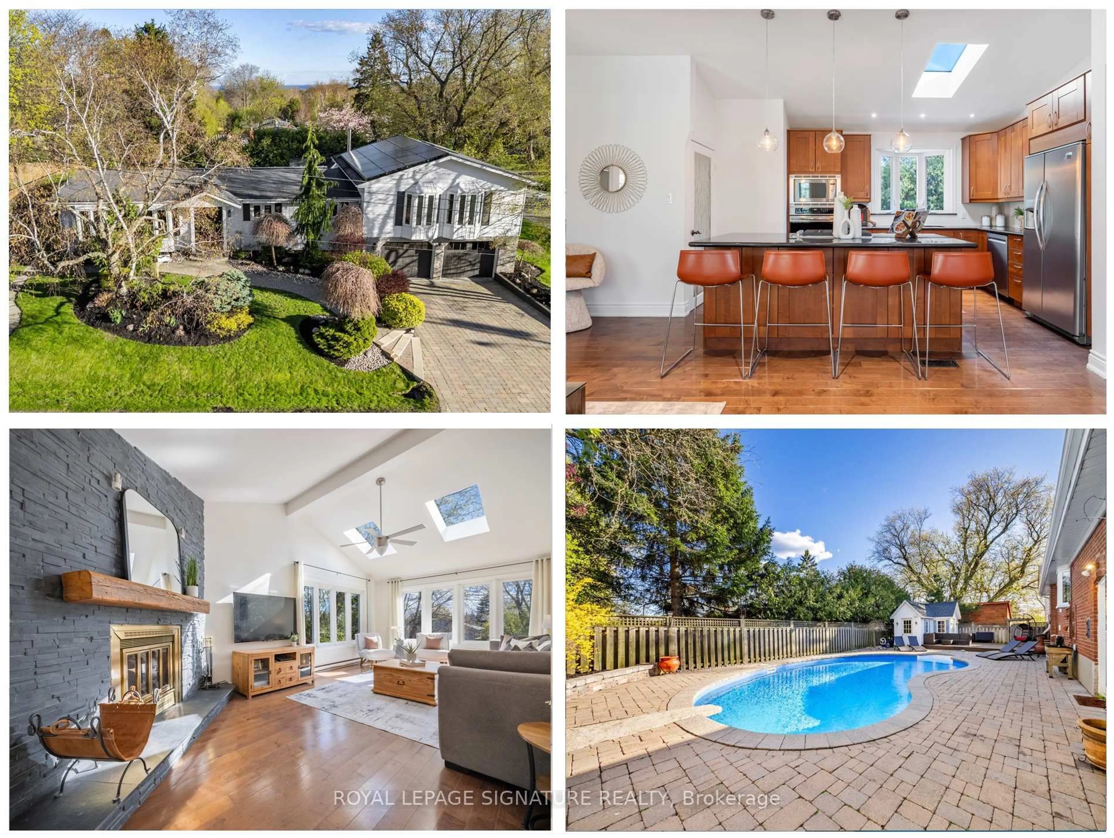 A pic from outside/outdoor area/front of a property/back of a property/a pic from drone, water/lake/river/ocean view for 371 Rouge Highlands Dr, Toronto Ontario M1C 2V5