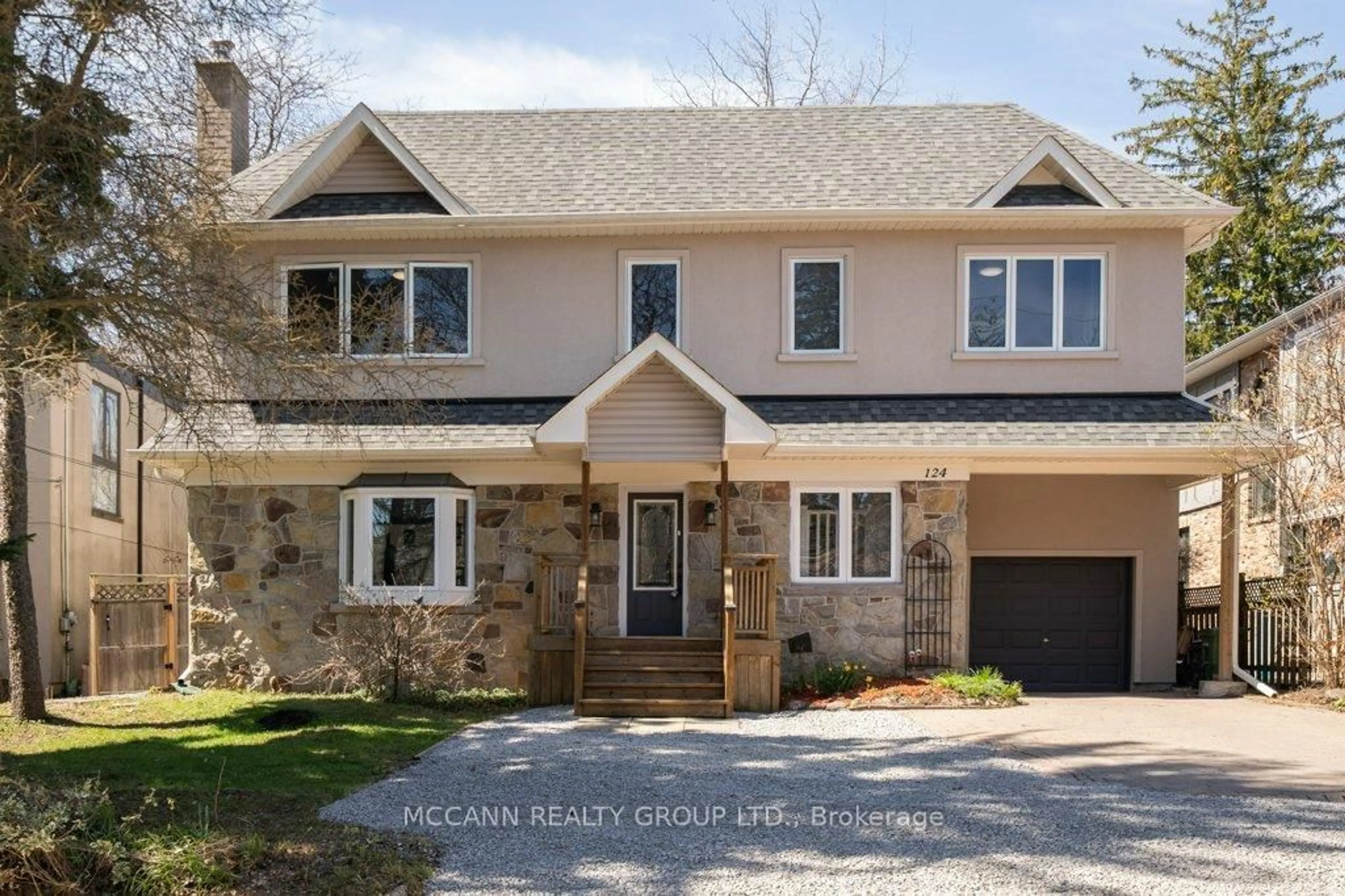Home with brick exterior material, street for 124 Scarboro Cres, Toronto Ontario M1M 2J4