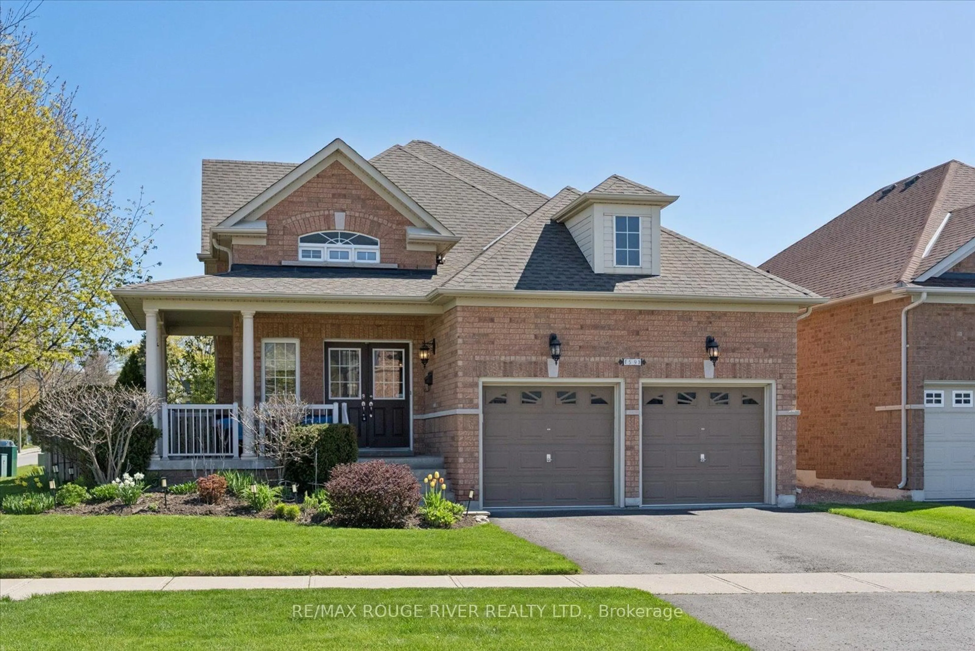 Home with brick exterior material, street for 59 Alfred Shrubb Lane, Clarington Ontario L1C 0B1