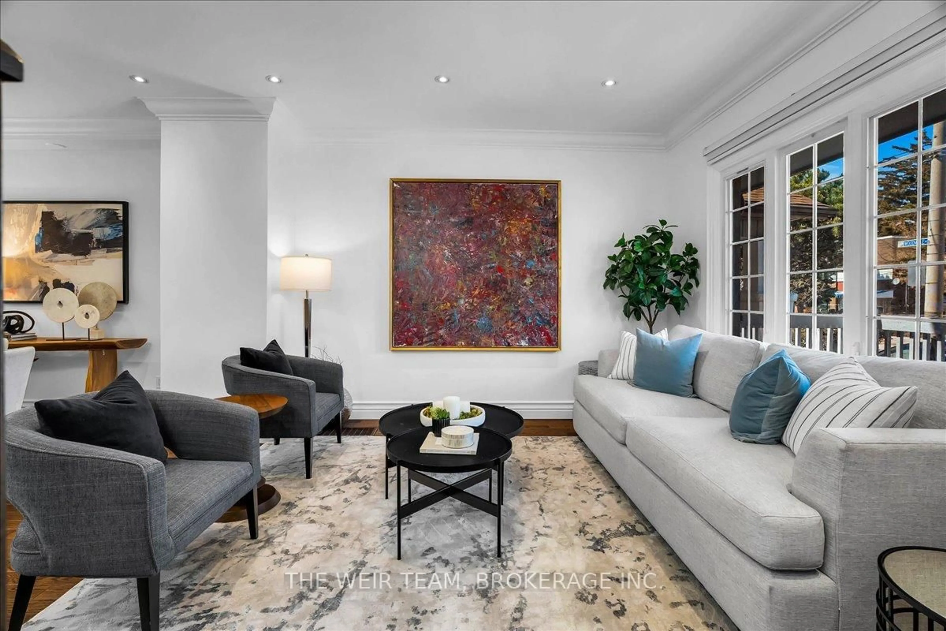 Living room with furniture, unknown for 179 Woodville Ave, Toronto Ontario M4J 2R4