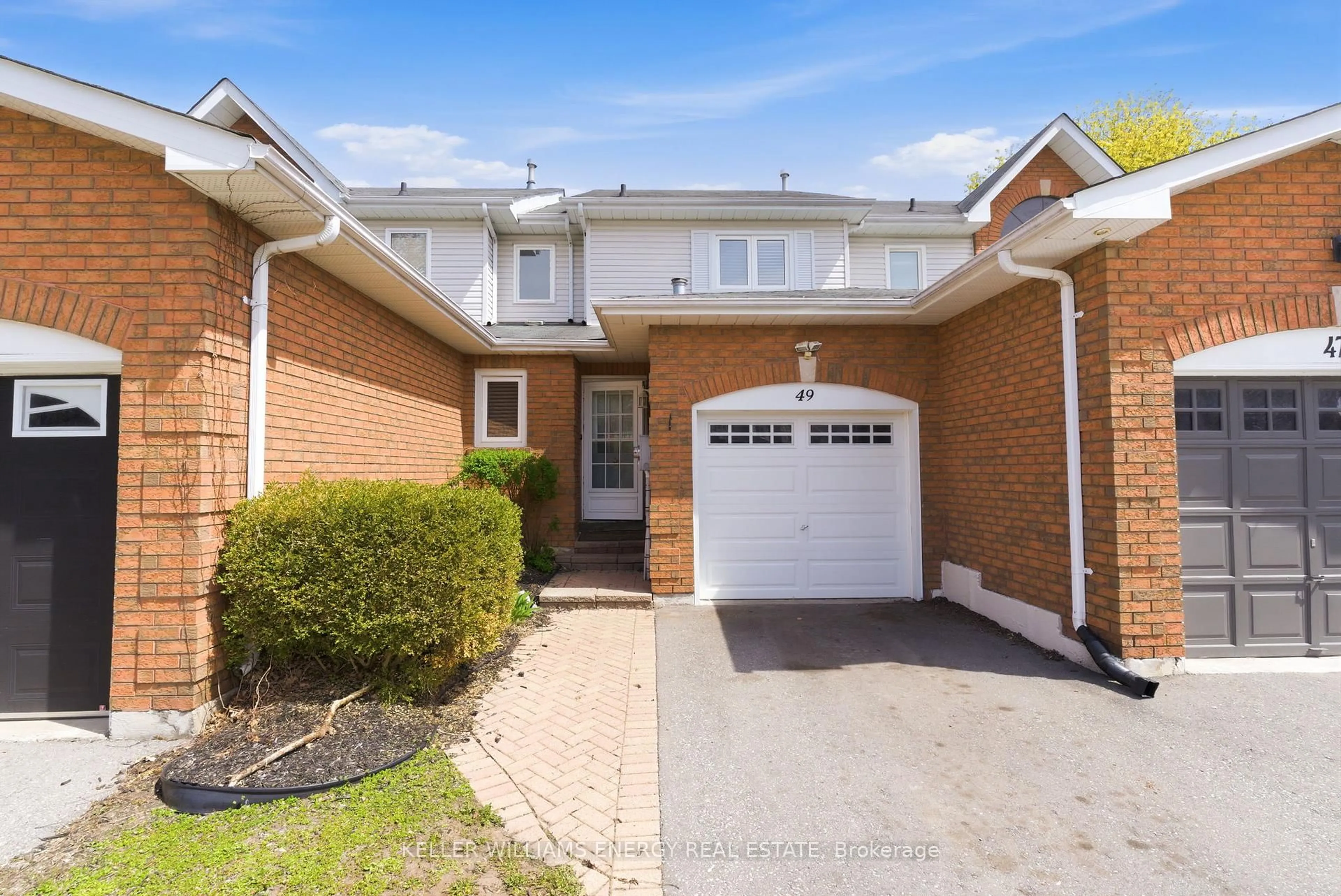 Home with brick exterior material, street for 49 Cecil Found Cres, Clarington Ontario L1E 2W1