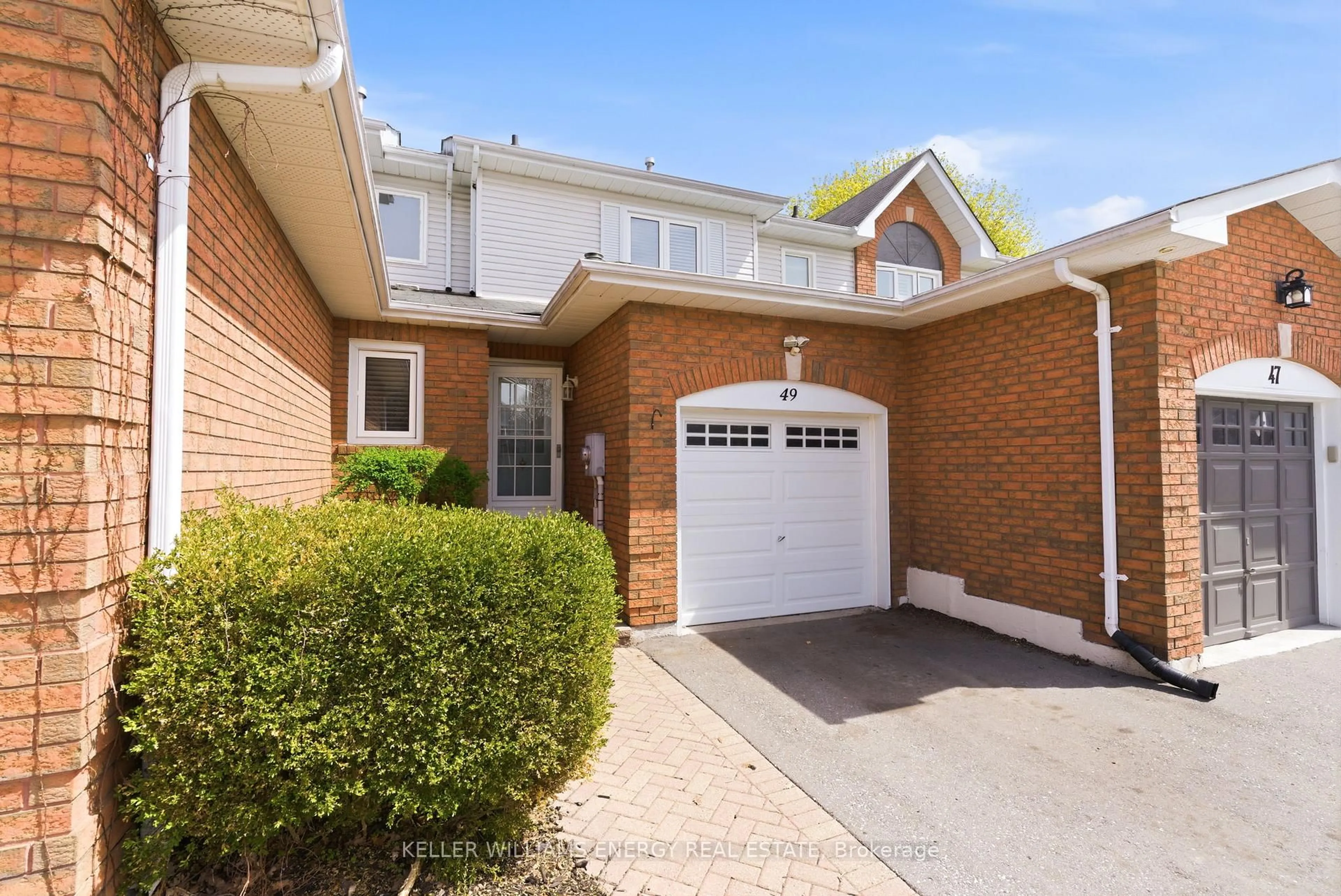 Home with brick exterior material, street for 49 Cecil Found Cres, Clarington Ontario L1E 2W1