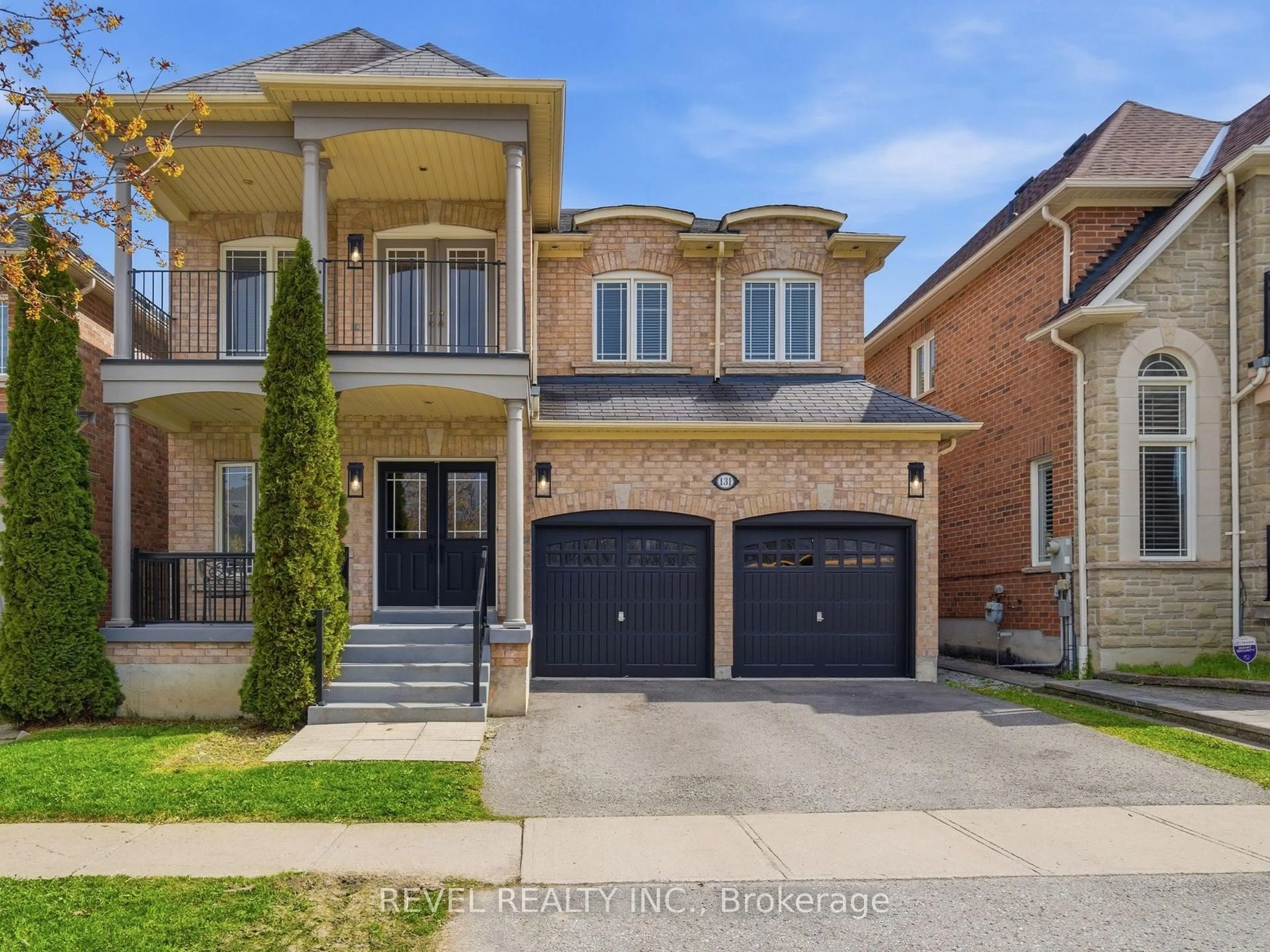 Home with brick exterior material, street for 131 Rushworth Dr, Ajax Ontario L1S 2A3