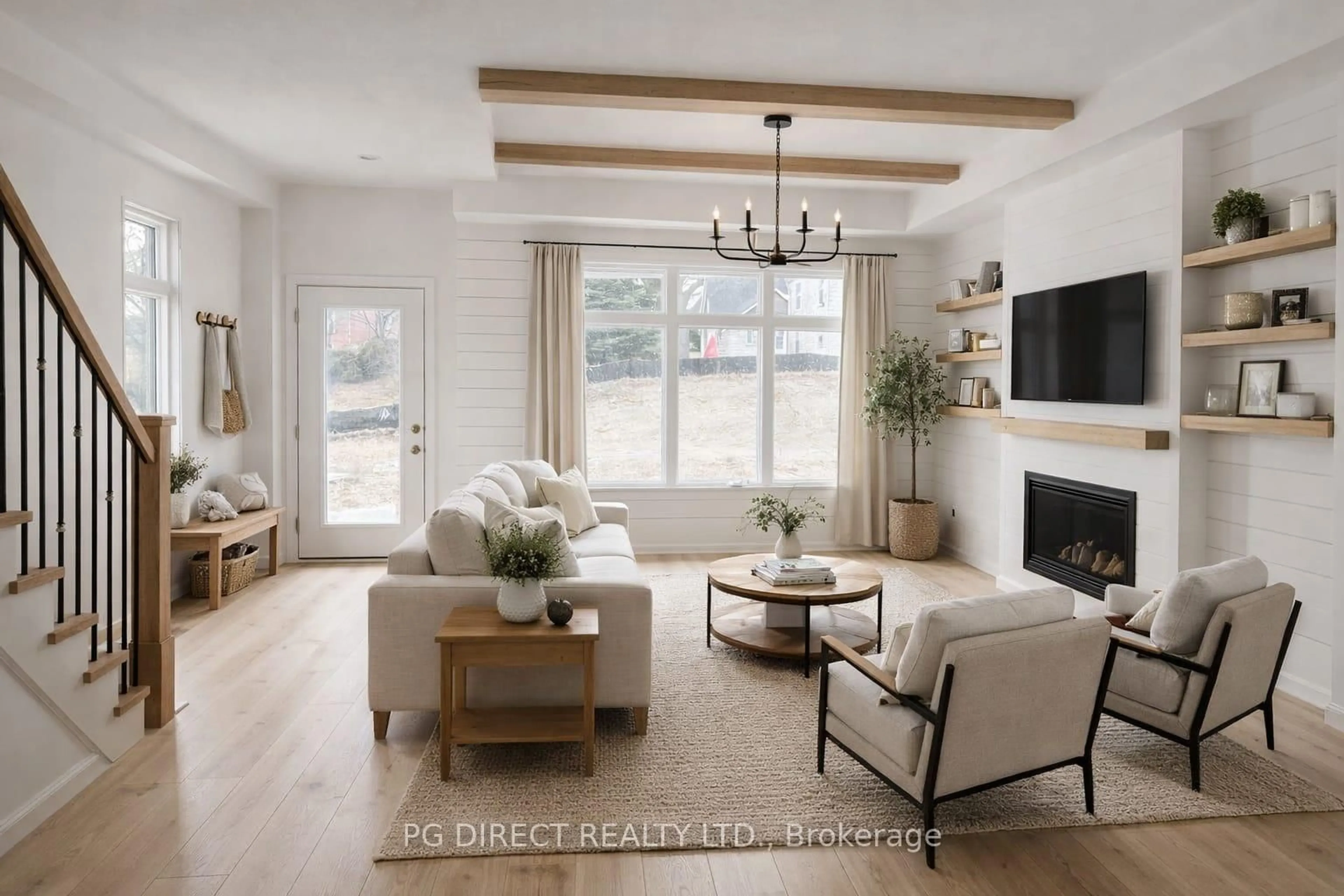 Living room with furniture, unknown for 7 Ruby Way, Whitby Ontario L1N 8P2
