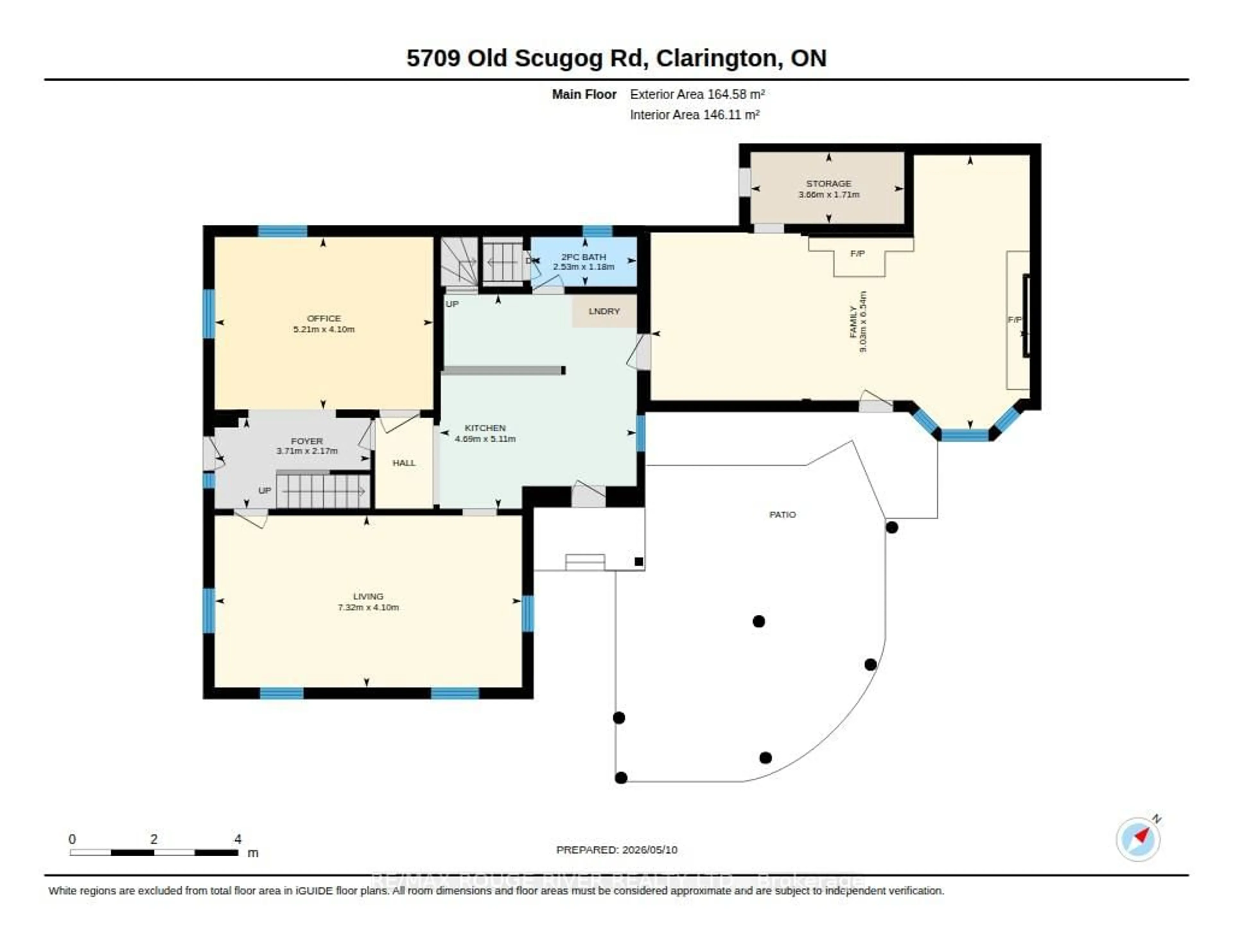 Floor plan for 5709 Old Scugog Rd, Clarington Ontario L1C 3K2