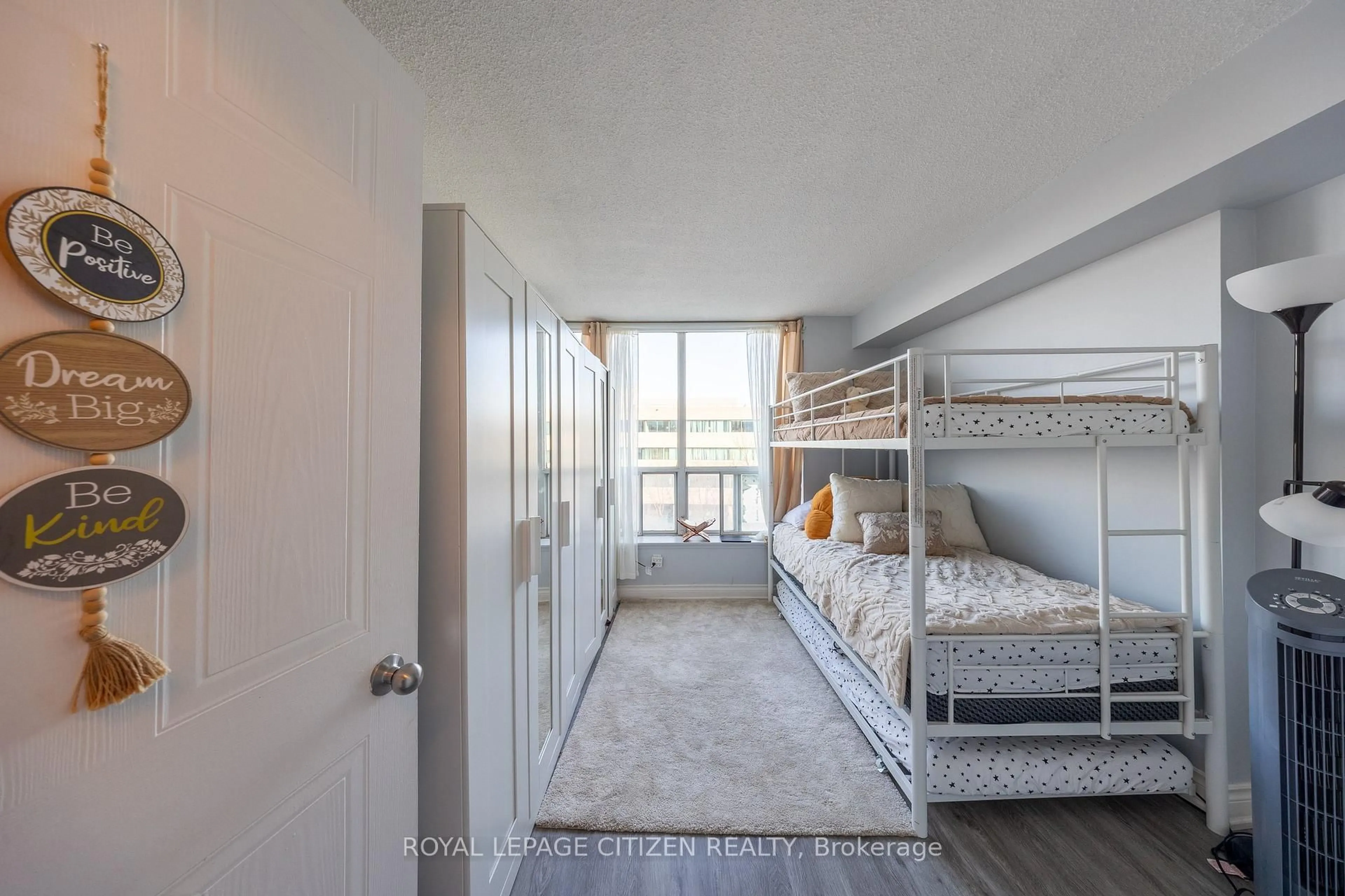 Bedroom with bed, unknown for 410 McLevin Ave #509, Toronto Ontario M1B 5J5