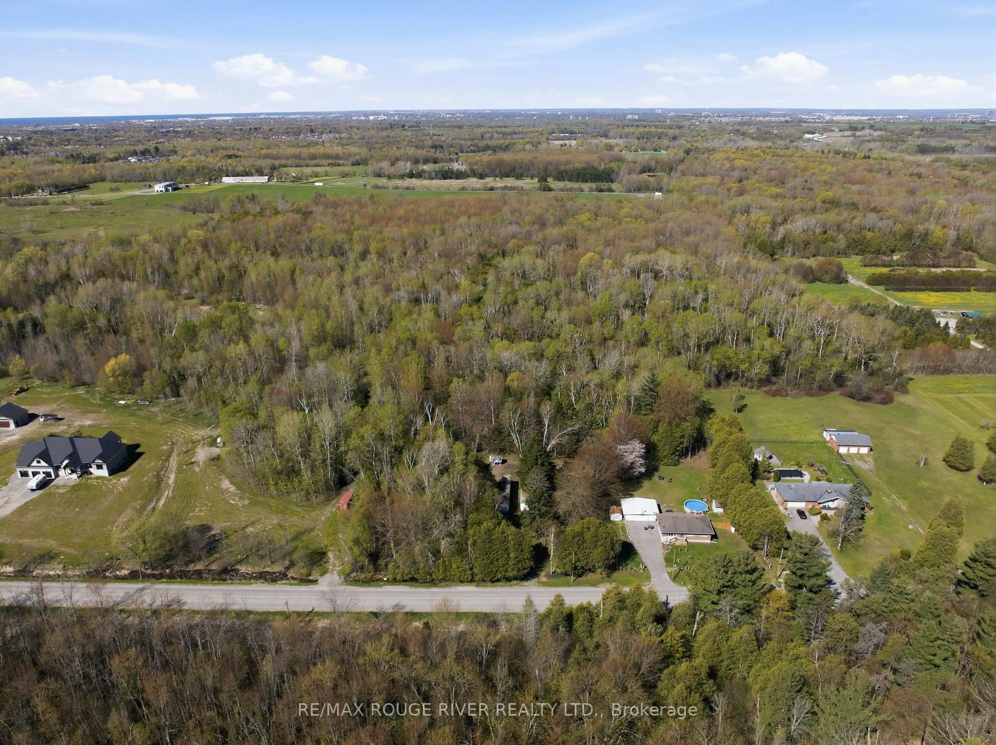 A pic from outside/outdoor area/front of a property/back of a property/a pic from drone, unknown for 3856 Solina Rd, Clarington Ontario L1E 0L5