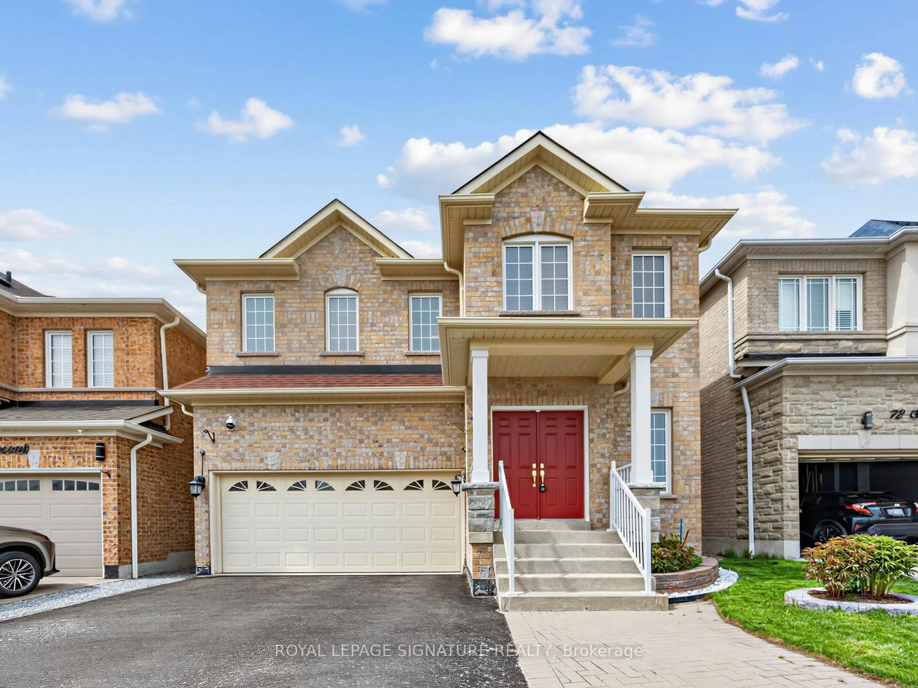 Home with brick exterior material, street for 74 Styles Cres, Ajax Ontario L1Z 0A8