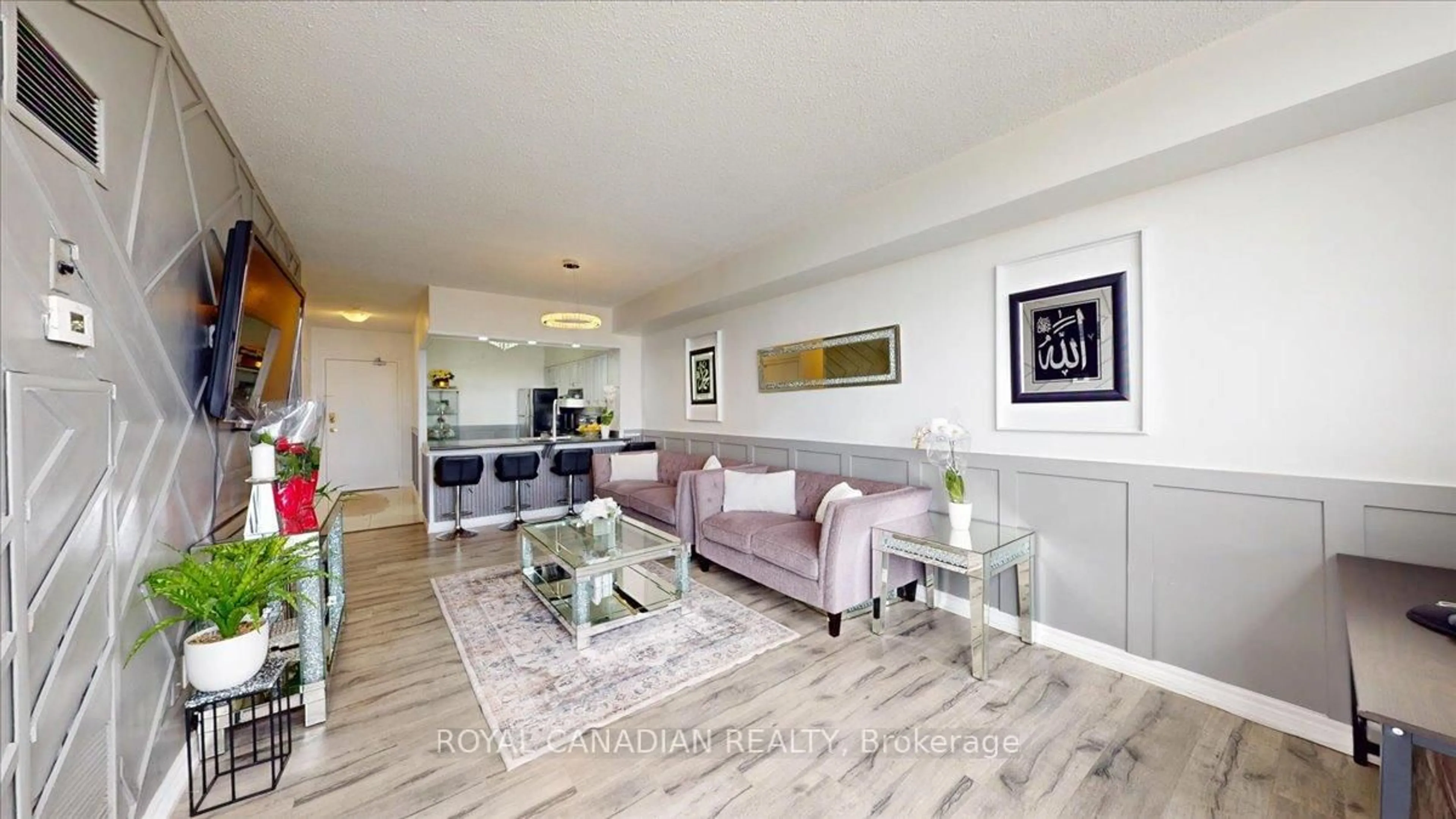 Living room with furniture, unknown for 410 Mclevin Ave #1011, Toronto Ontario M1B 5J5