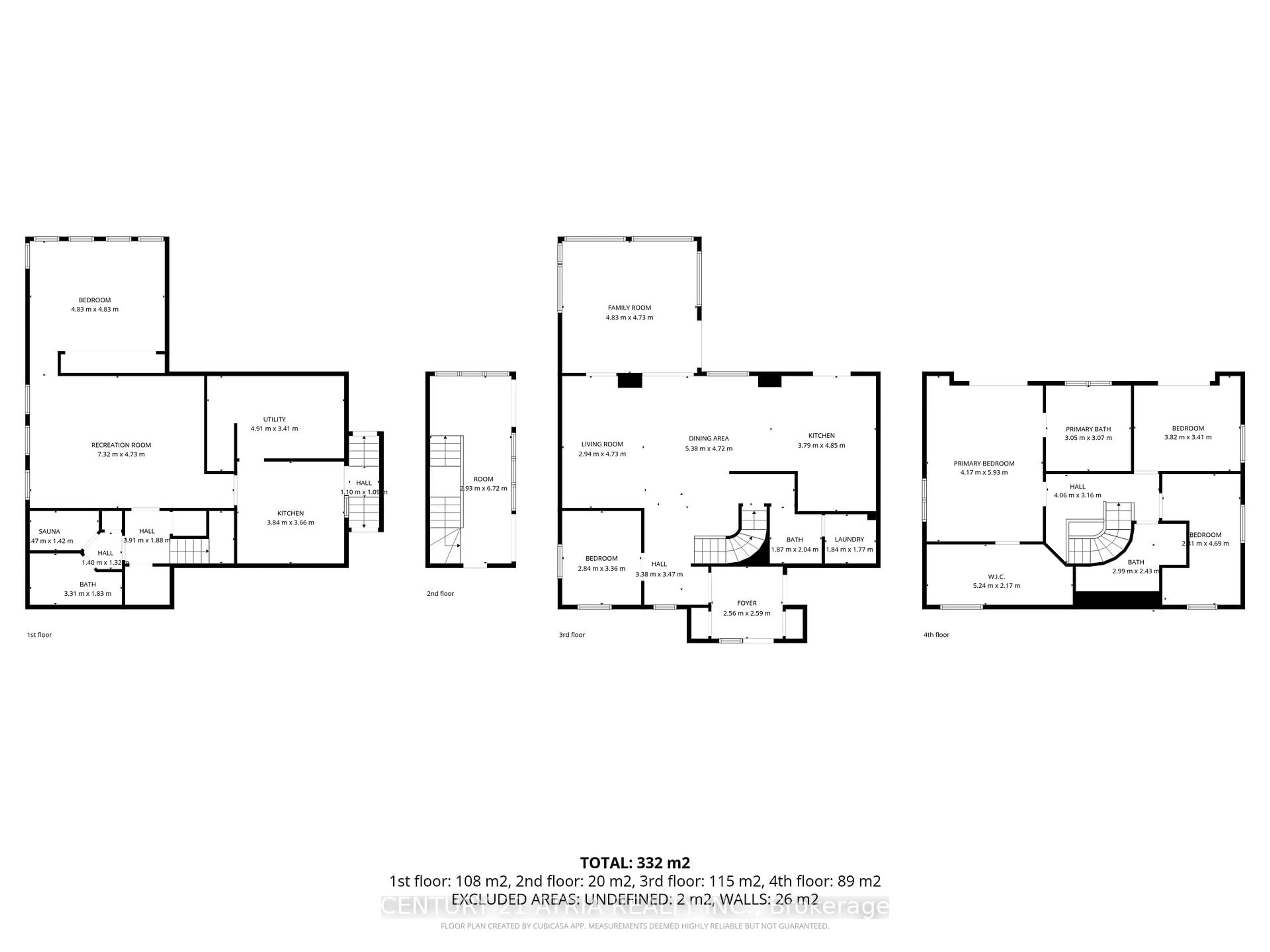 Floor plan for 33 Bellehaven Cres, Toronto Ontario M1M 1H2