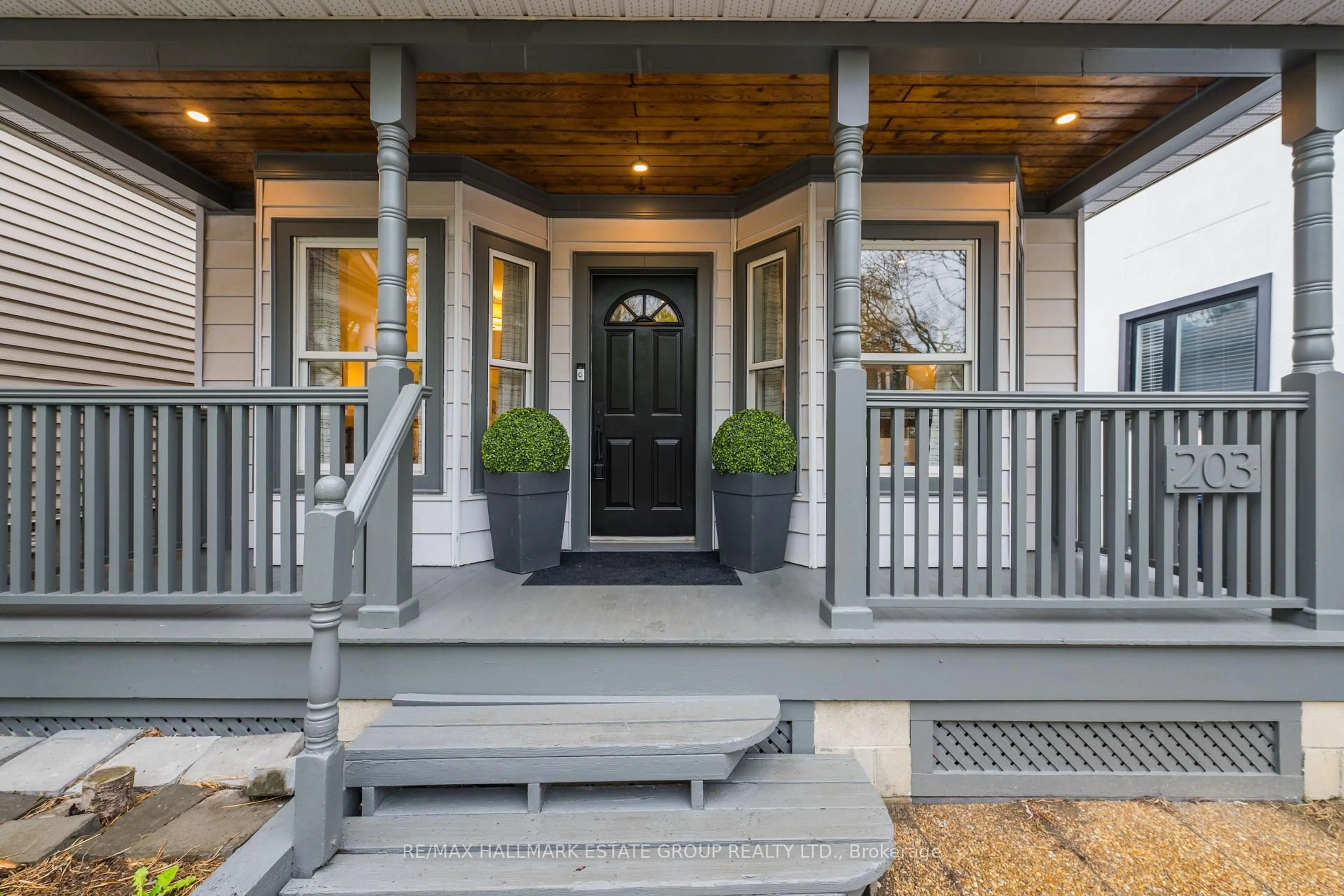 Indoor entryway for 203 Rhodes Ave, Toronto Ontario M4L 3A2