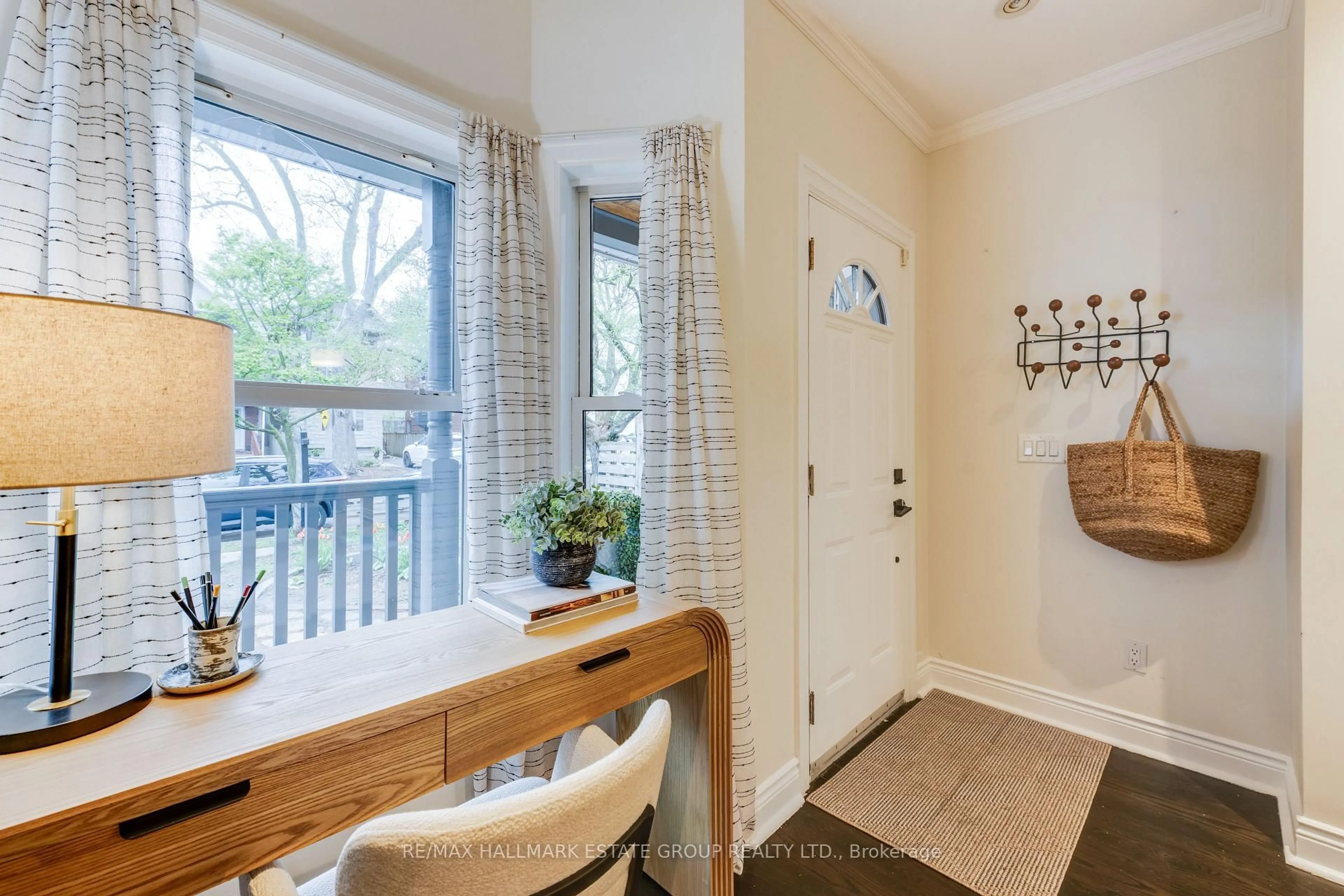 Indoor entryway for 203 Rhodes Ave, Toronto Ontario M4L 3A2