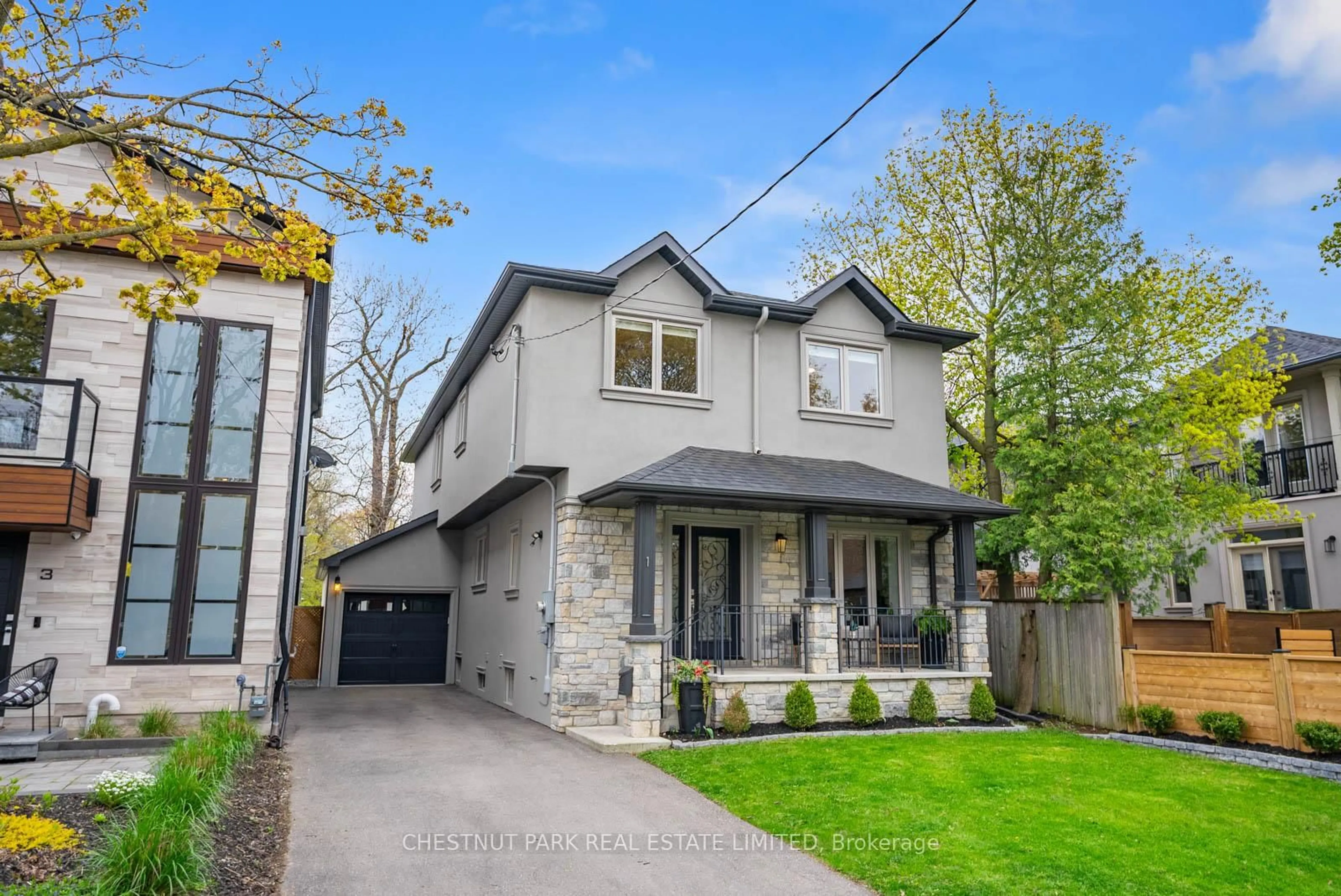 Home with brick exterior material, street for 1 Ionson Blvd, Toronto Ontario M1N 2B1