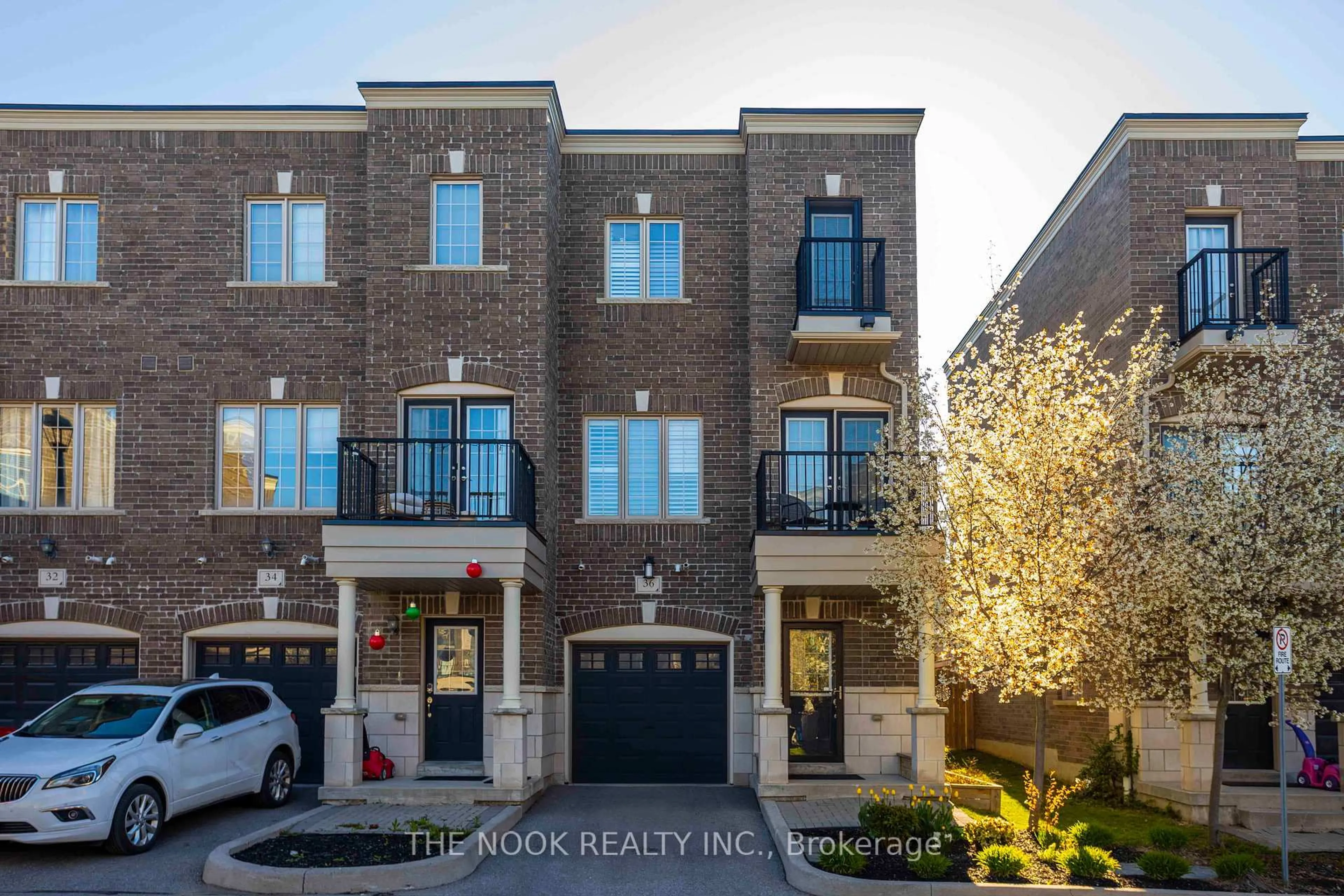 Home with brick exterior material, street for 36 Ferris Sq, Clarington Ontario L1E 0J2