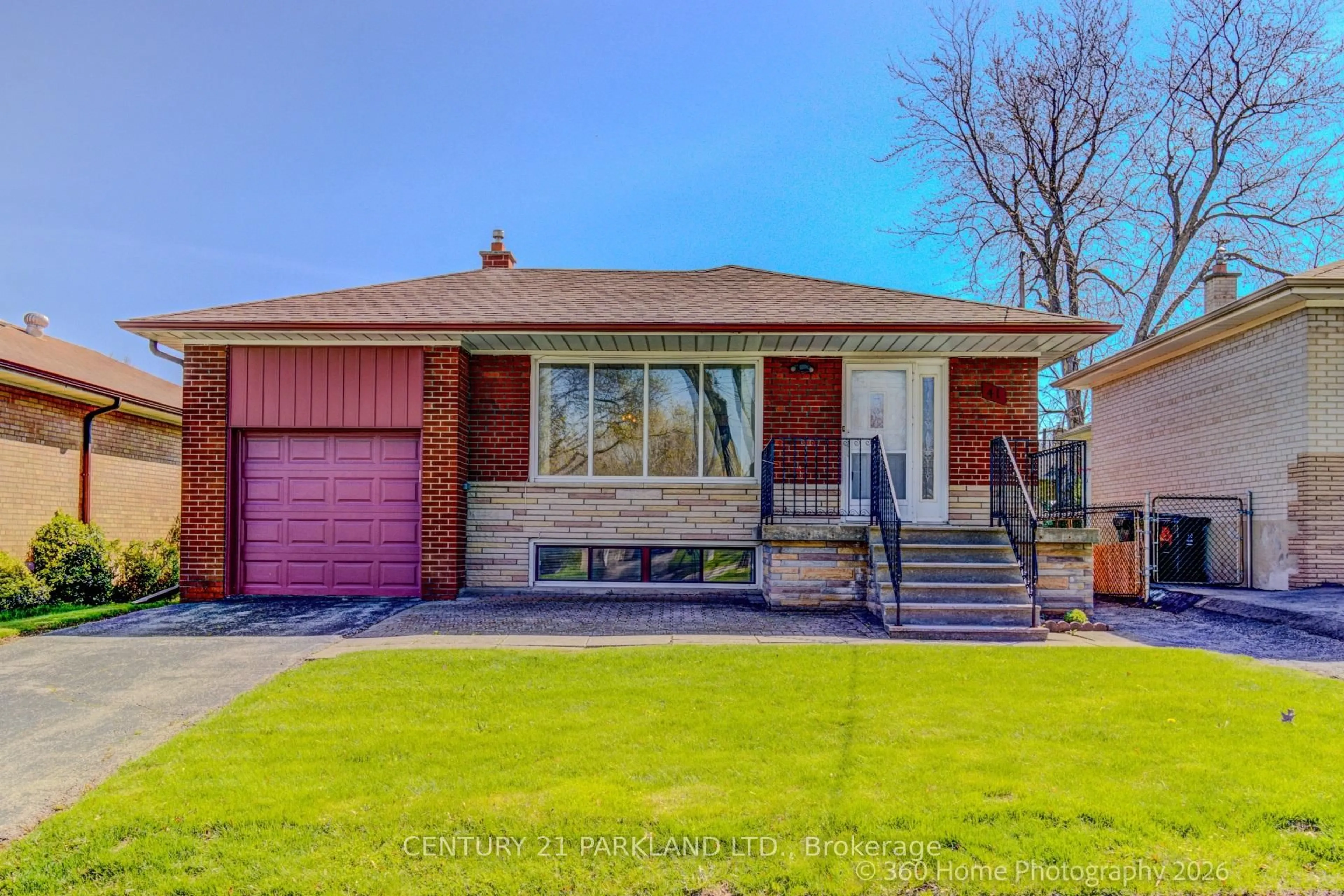 Home with brick exterior material, street for 41 Brantwood Dr, Toronto Ontario M1H 2G5