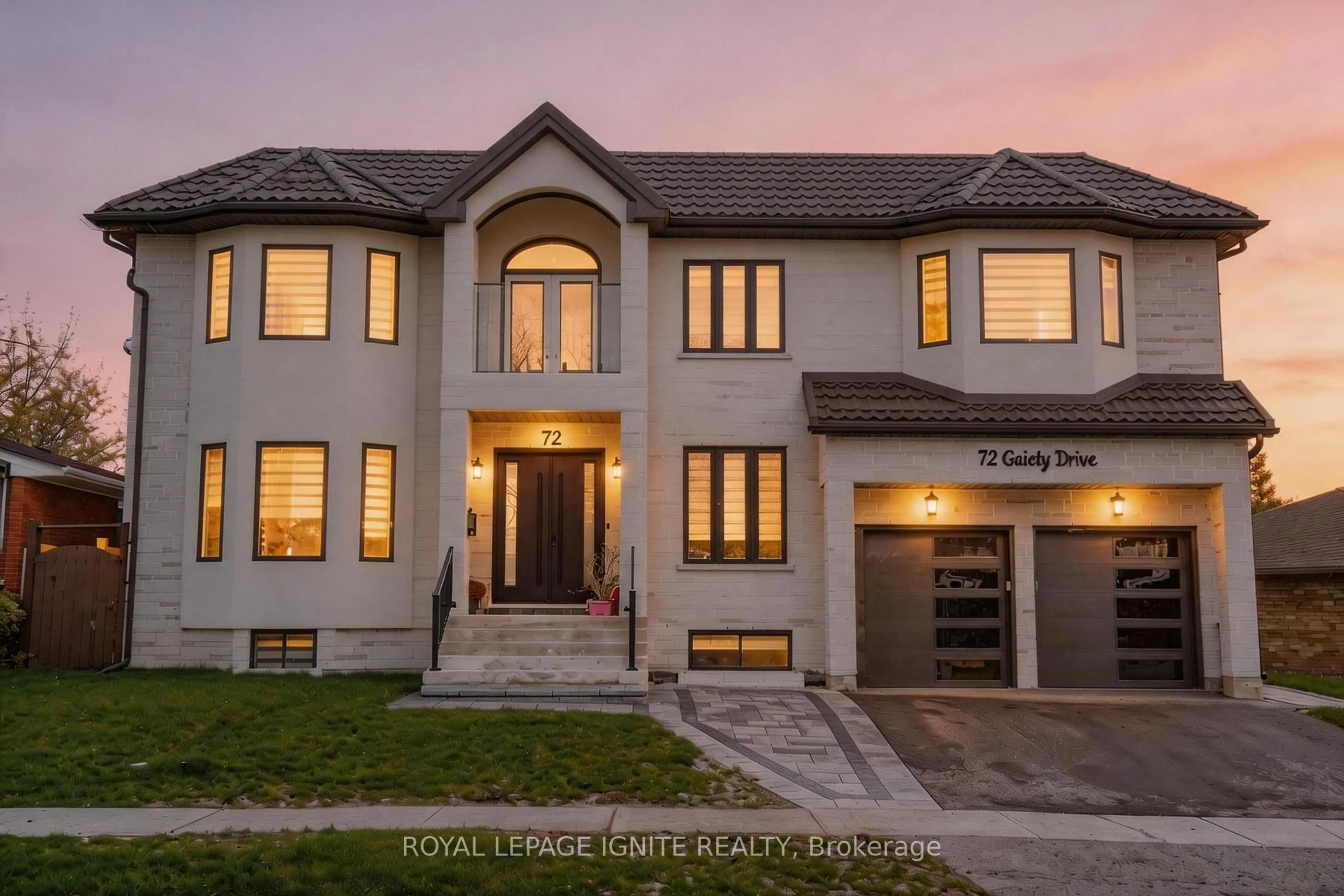 Home with brick exterior material, street for 72 Gaiety Dr, Toronto Ontario M1H 1C1