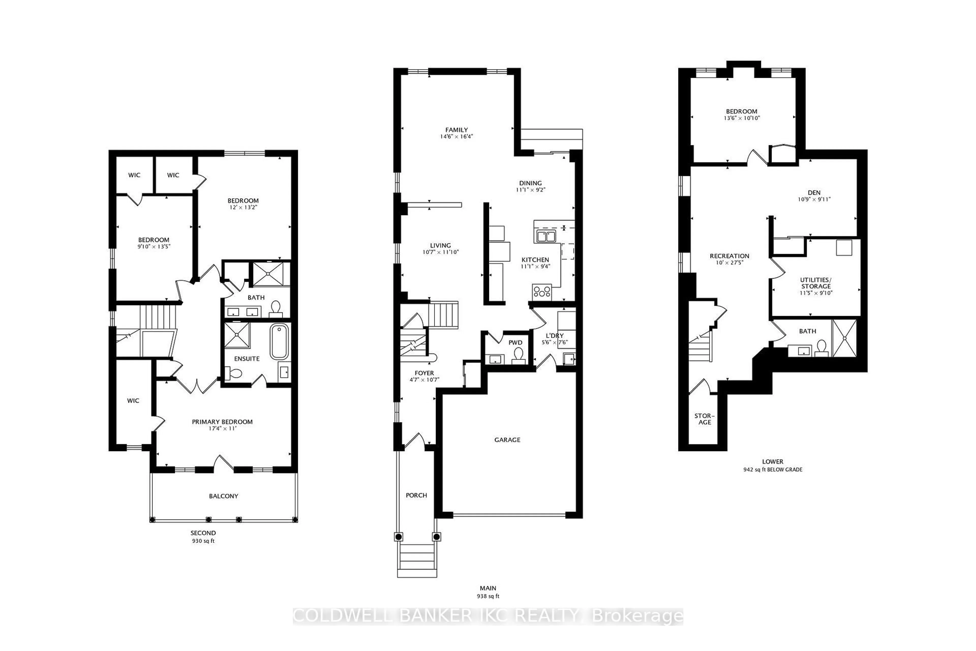 Floor plan for 16 Melina Lane, Whitby Ontario L1M 2H8