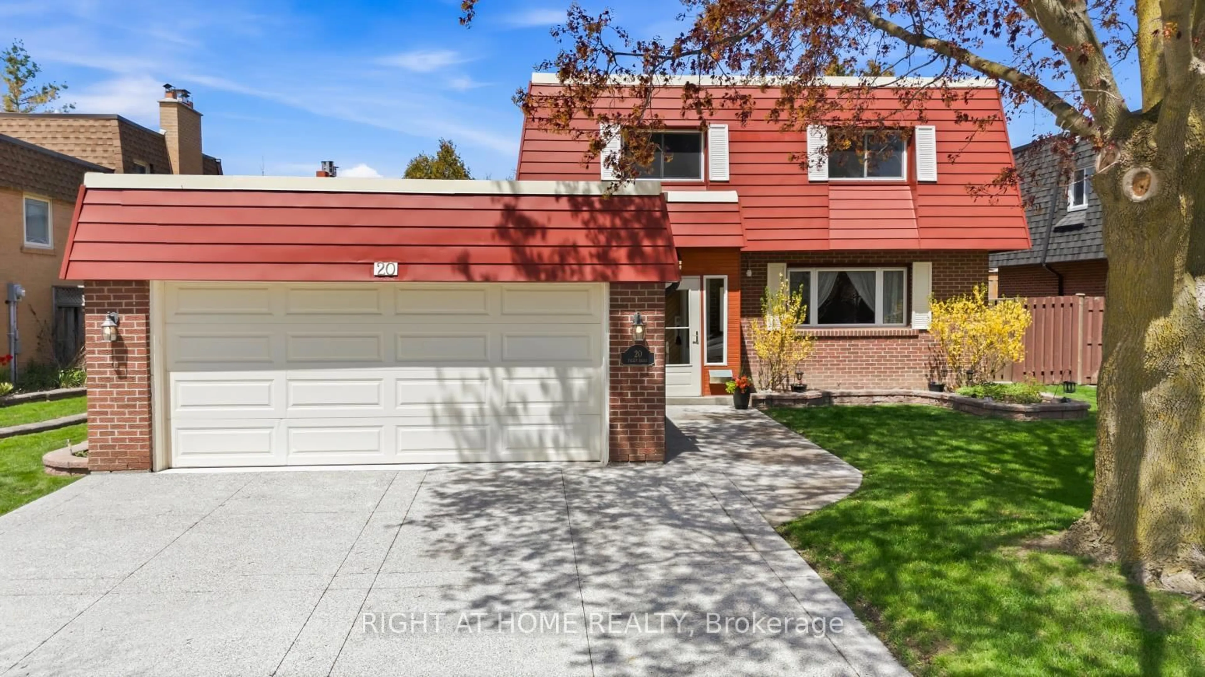 Home with brick exterior material, street for 20 Tilley Dr, Toronto Ontario M1C 2G2