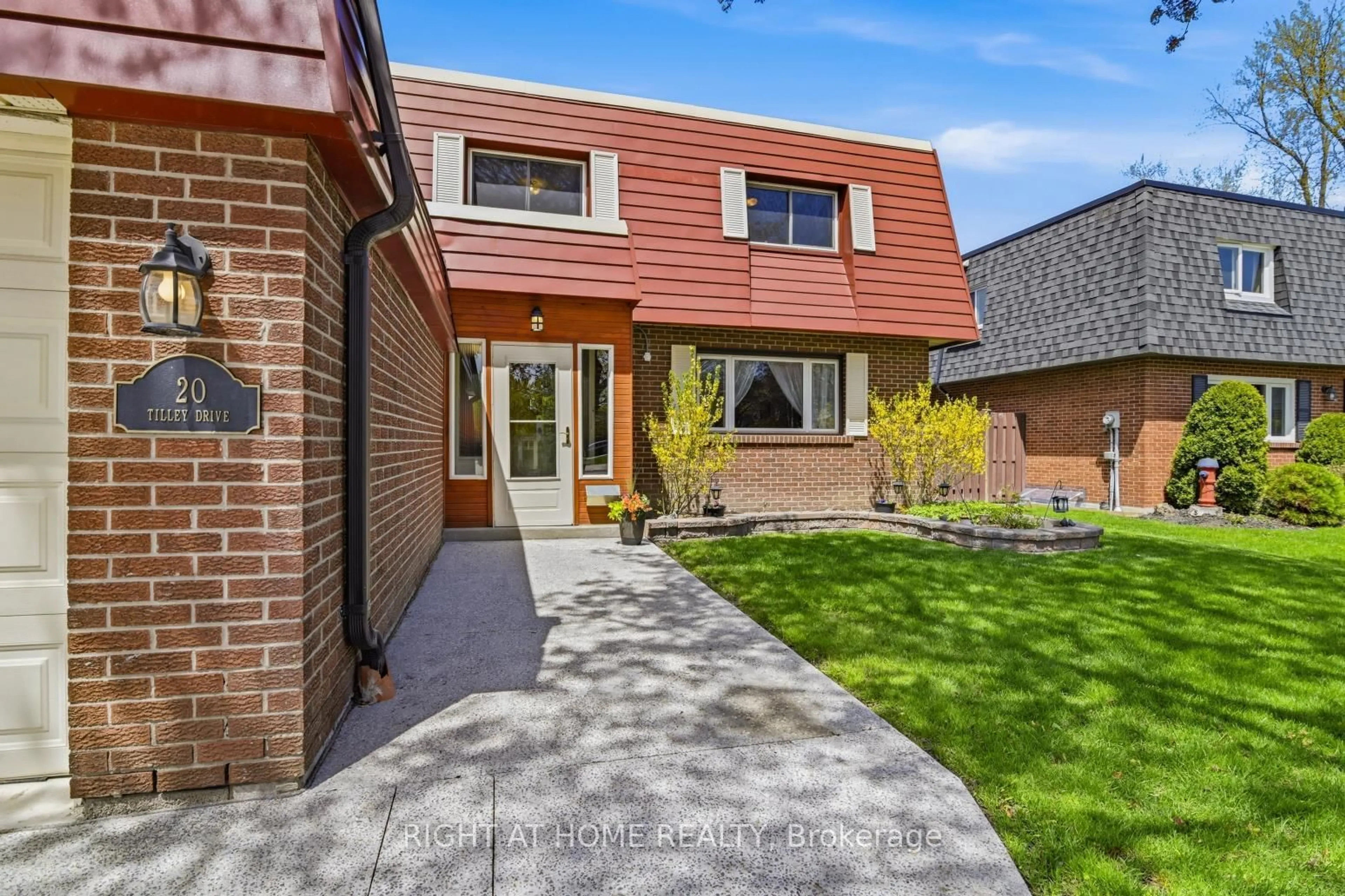 Home with brick exterior material, street for 20 Tilley Dr, Toronto Ontario M1C 2G2