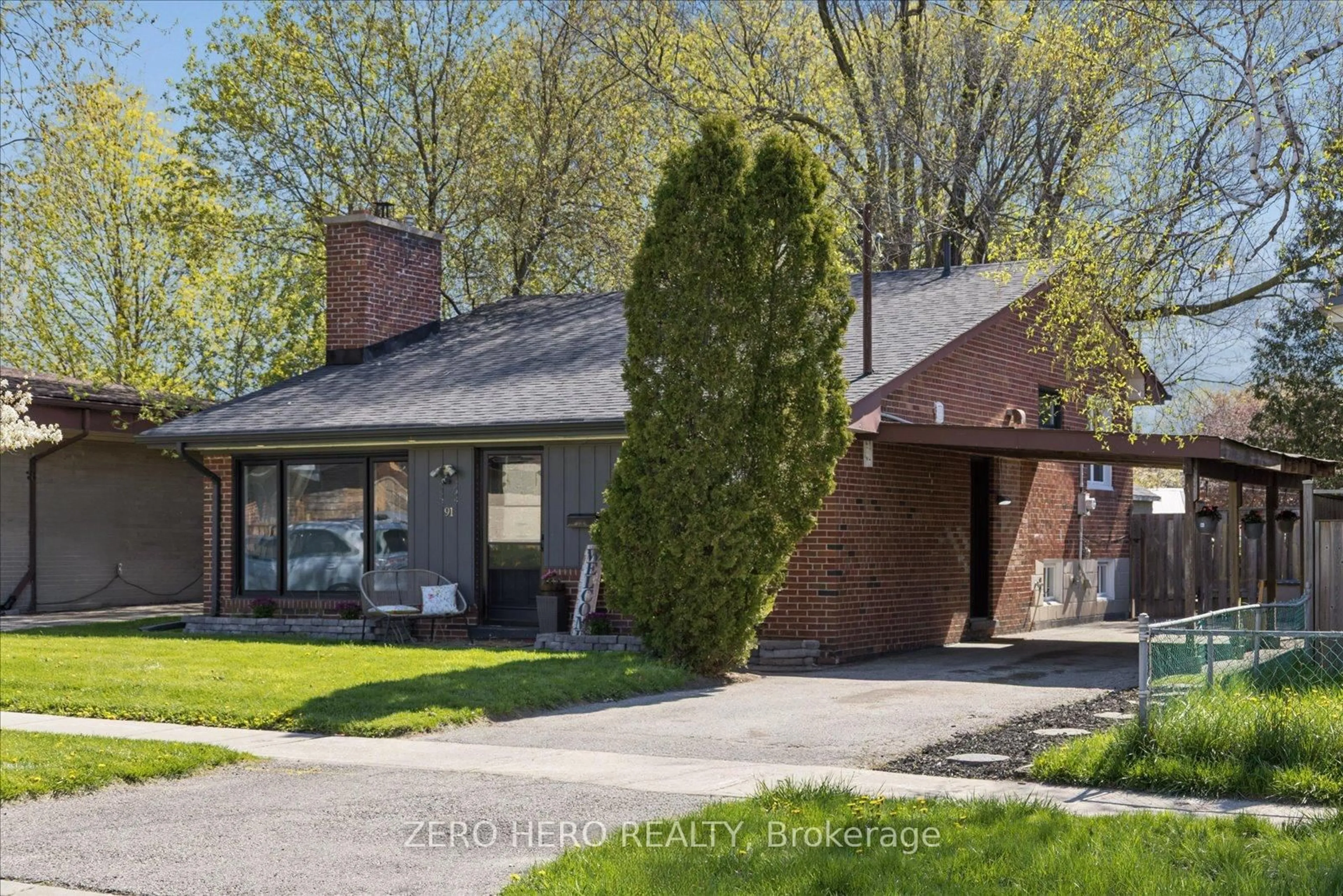 Home with brick exterior material, street for 91 Benleigh Dr, Toronto Ontario M1H 1J7