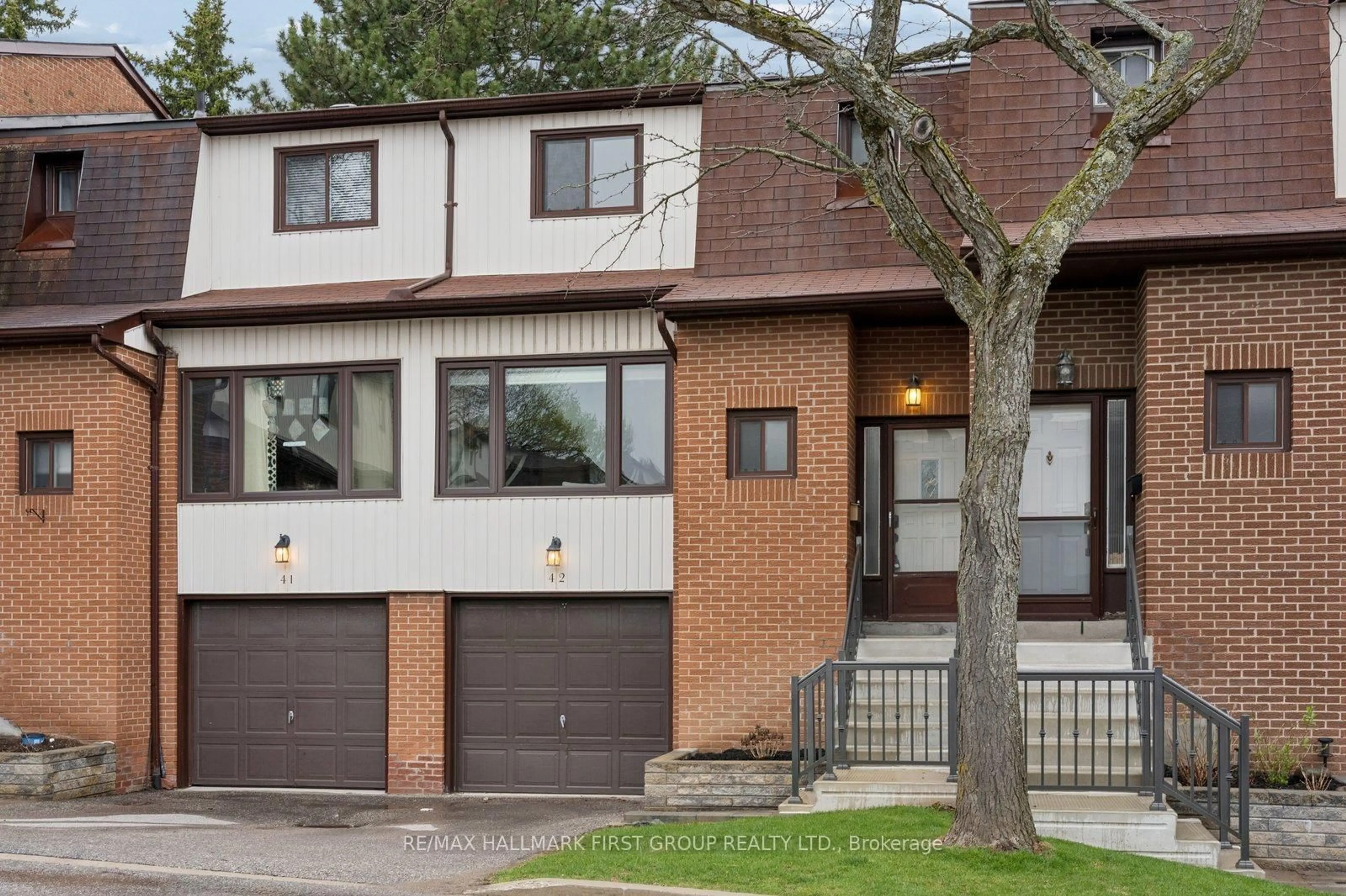 Home with brick exterior material, street for 765 Oklahoma Dr #42, Pickering Ontario L1W 3C9