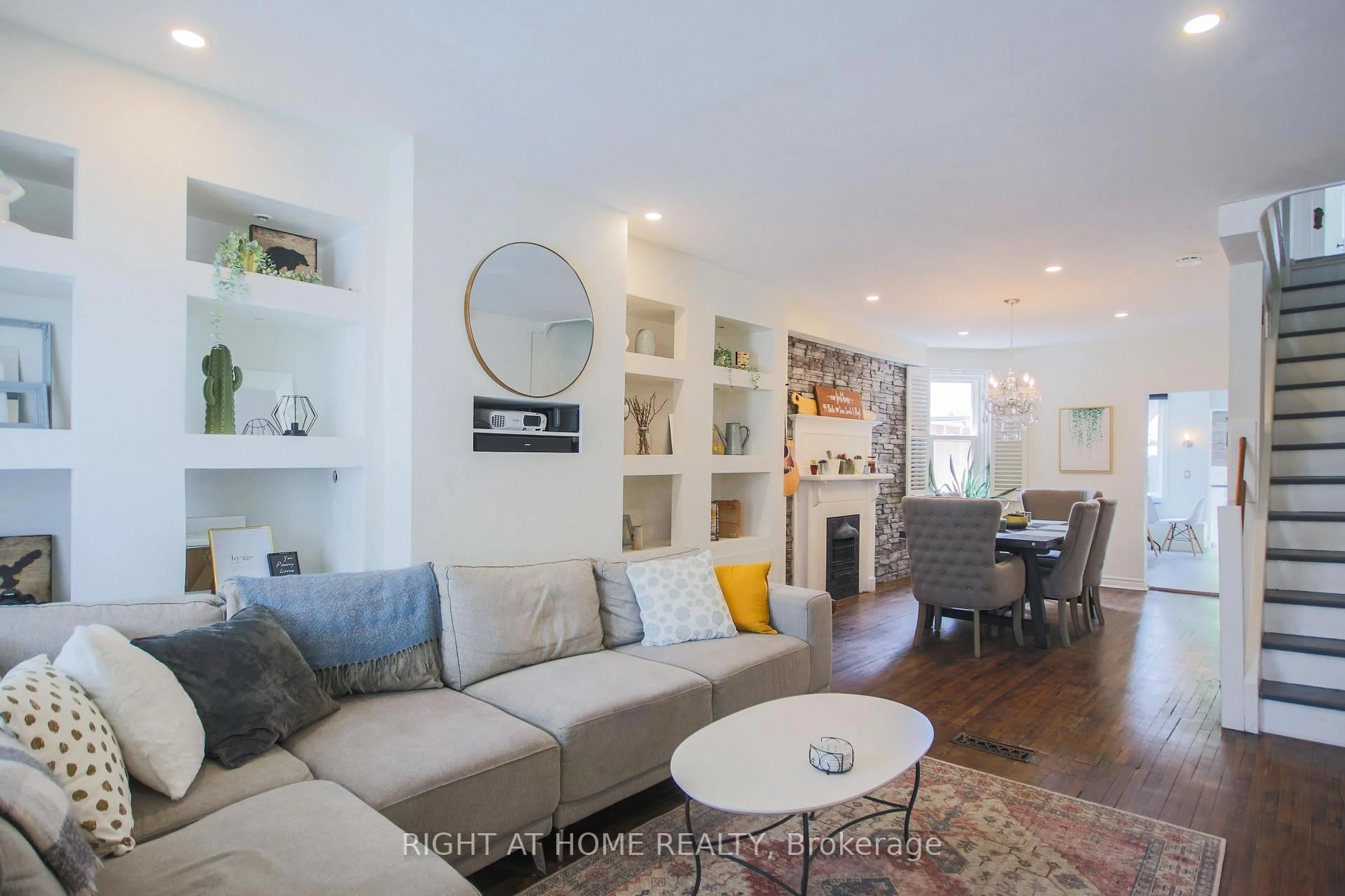Living room with furniture, unknown for 44 Rhodes Ave, Toronto Ontario M4L 2Z9