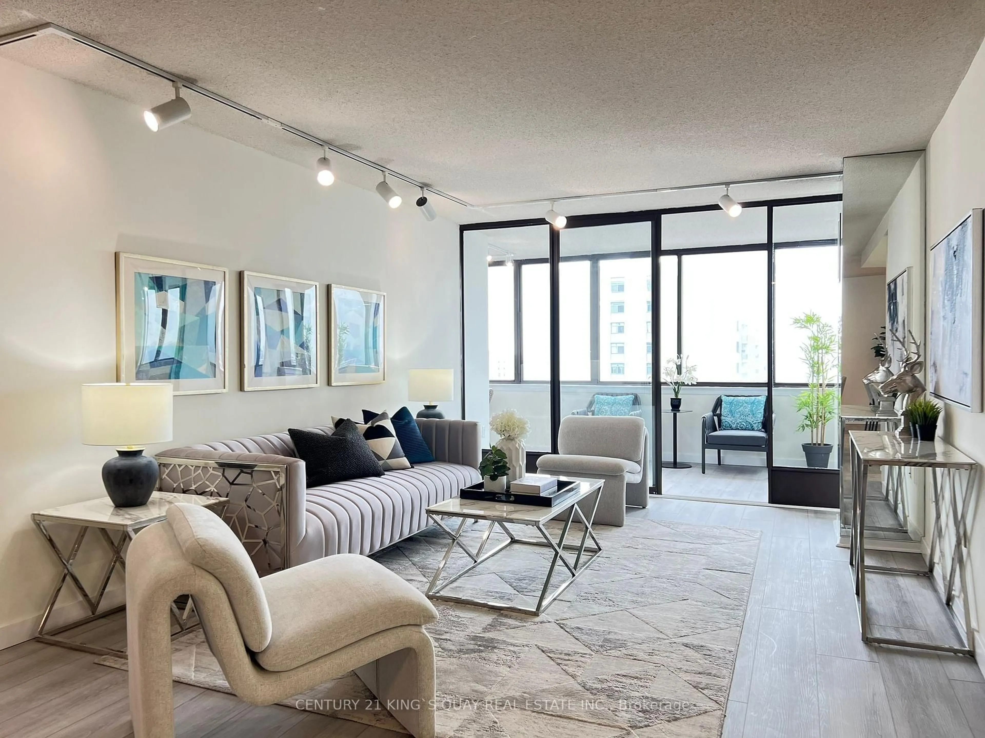 Living room with furniture, unknown for 2330 Bridletowne Circ #2012, Toronto Ontario M1W 3P6