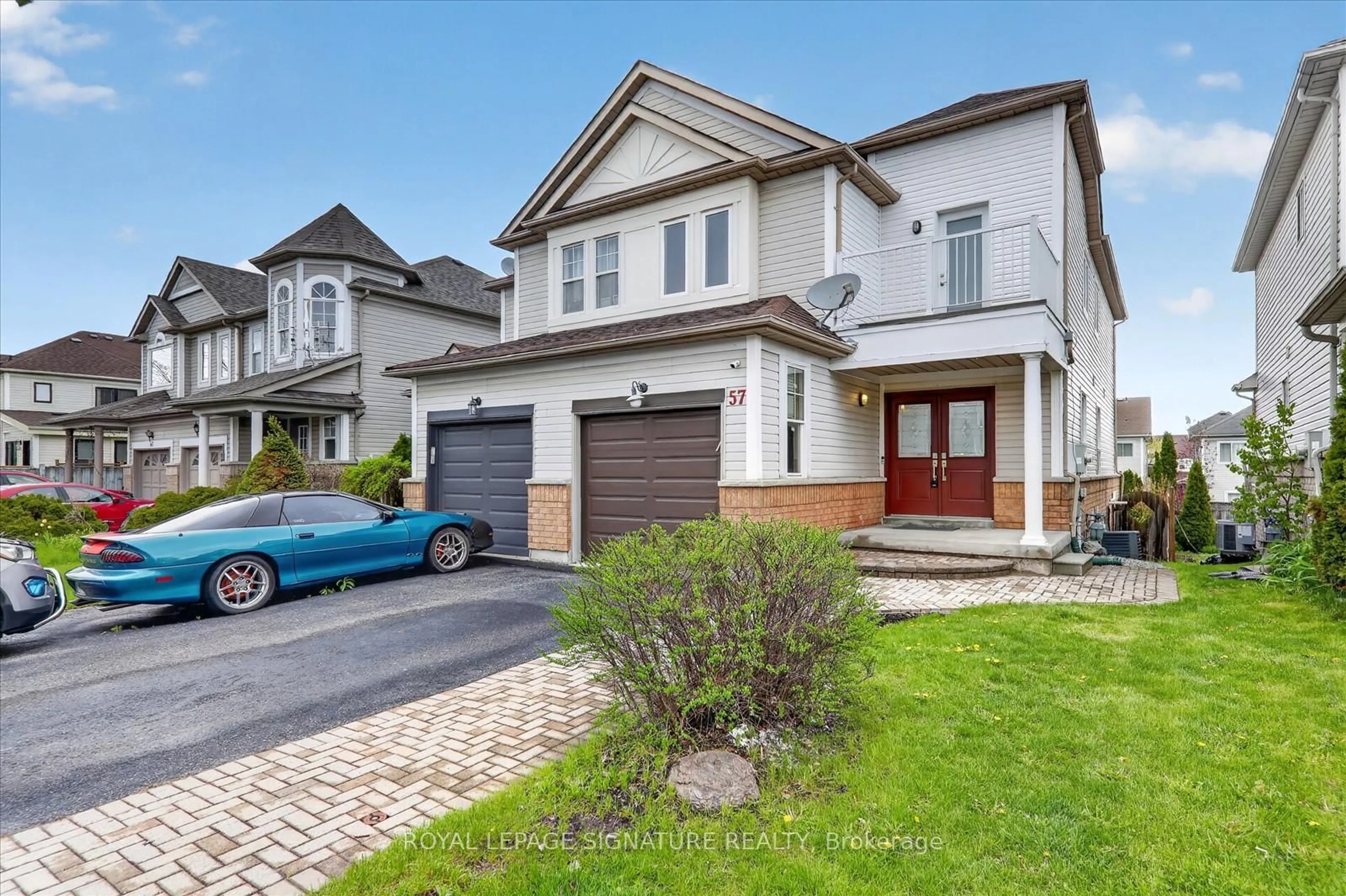 Home with brick exterior material, street for 57 Foothill St, Whitby Ontario L1R 2V6