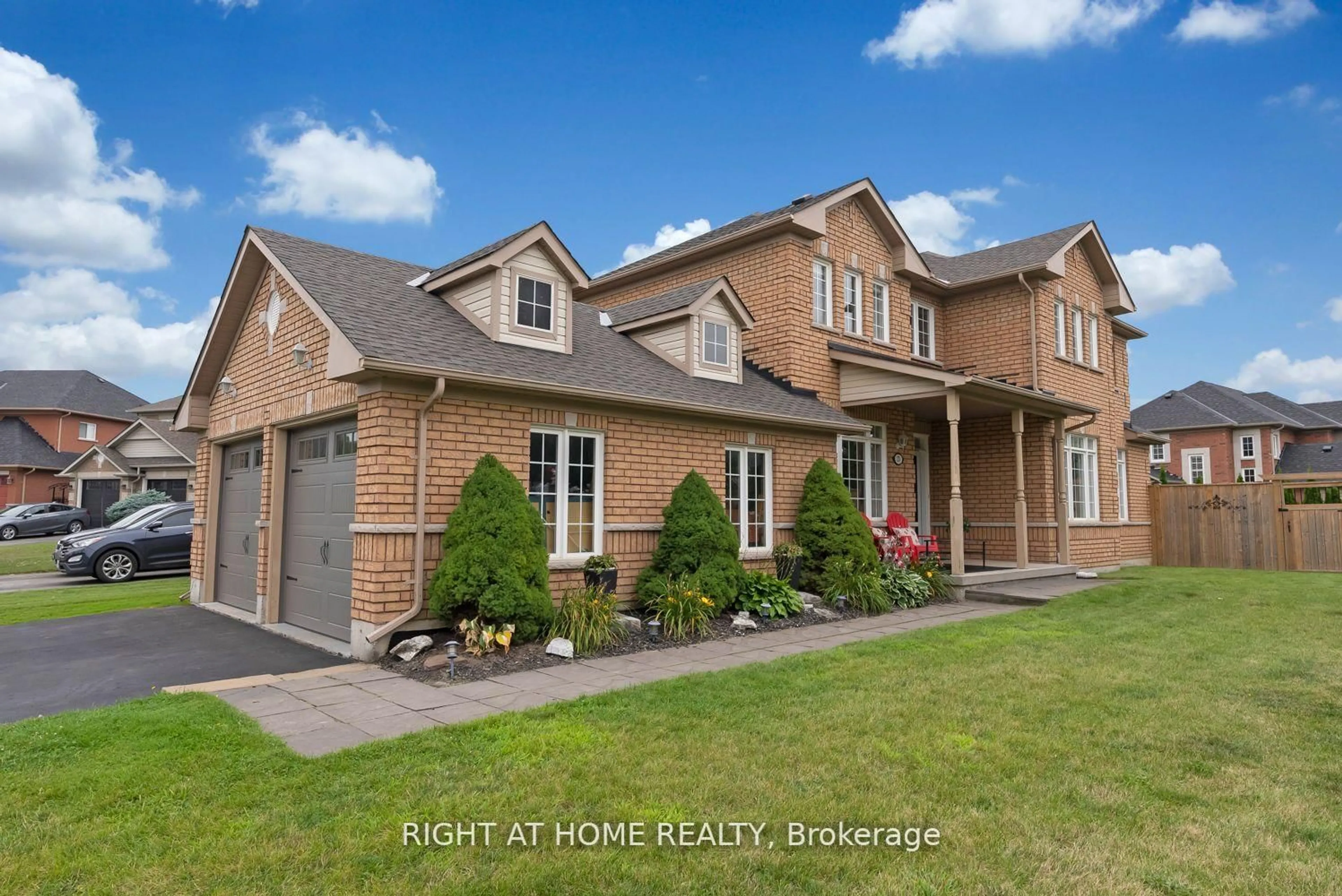 Home with brick exterior material, street for 23 Don Morris Crt, Clarington Ontario L1C 5P7