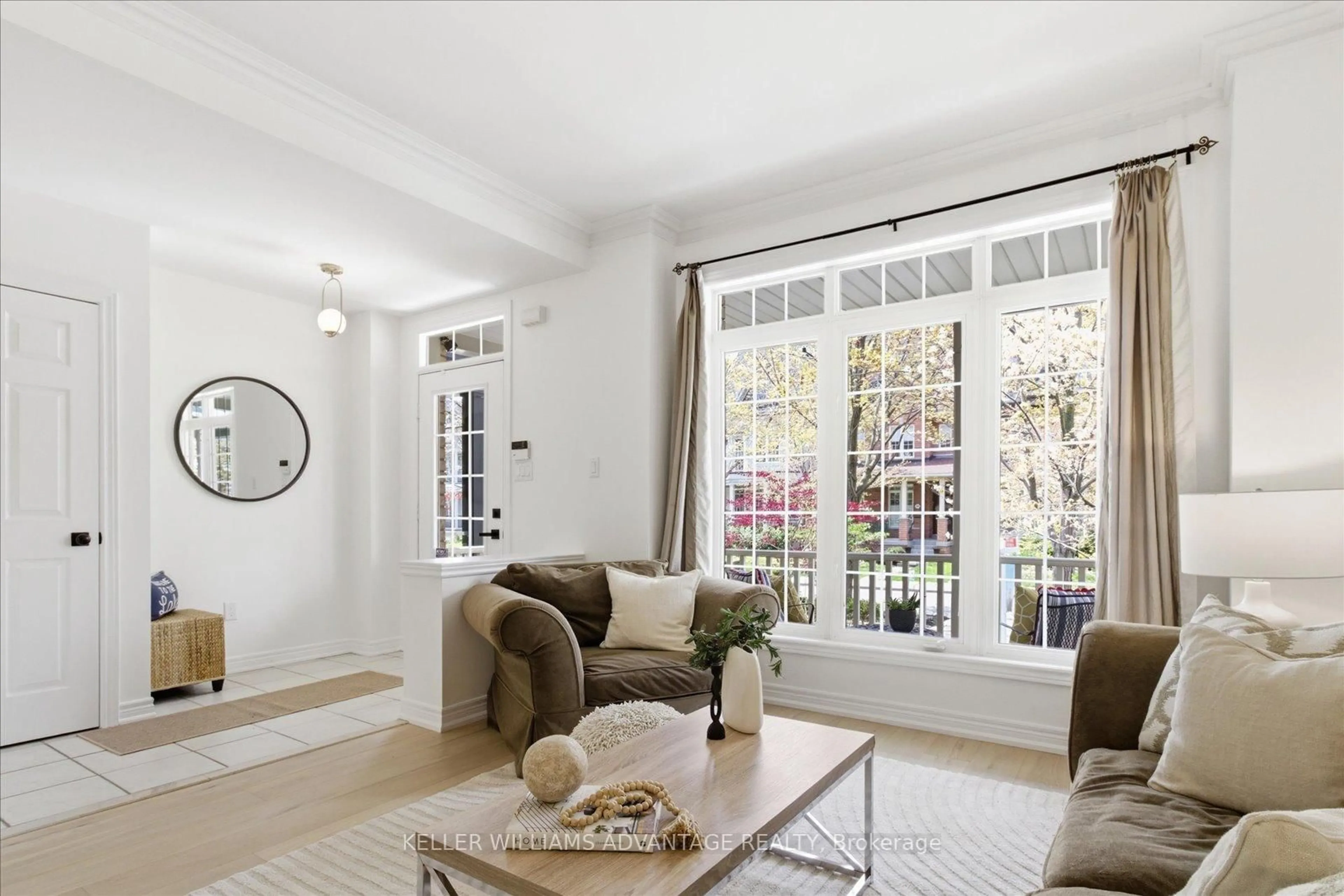 Living room with furniture, unknown for 95 Sarah Ashbridge Ave, Toronto Ontario M4L 3Y1