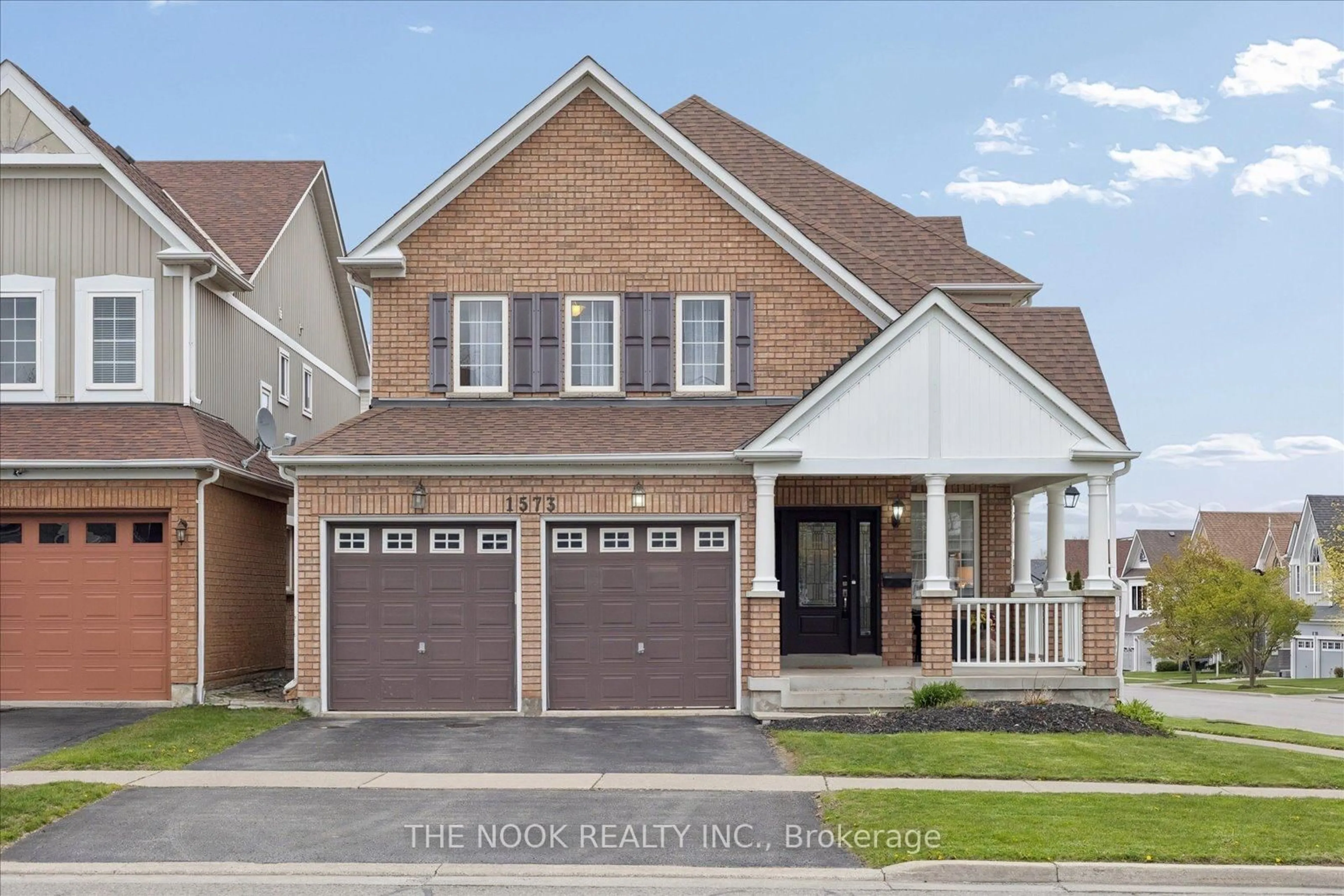 Home with brick exterior material, street for 1573 Arborwood Dr, Oshawa Ontario L1K 2Y2