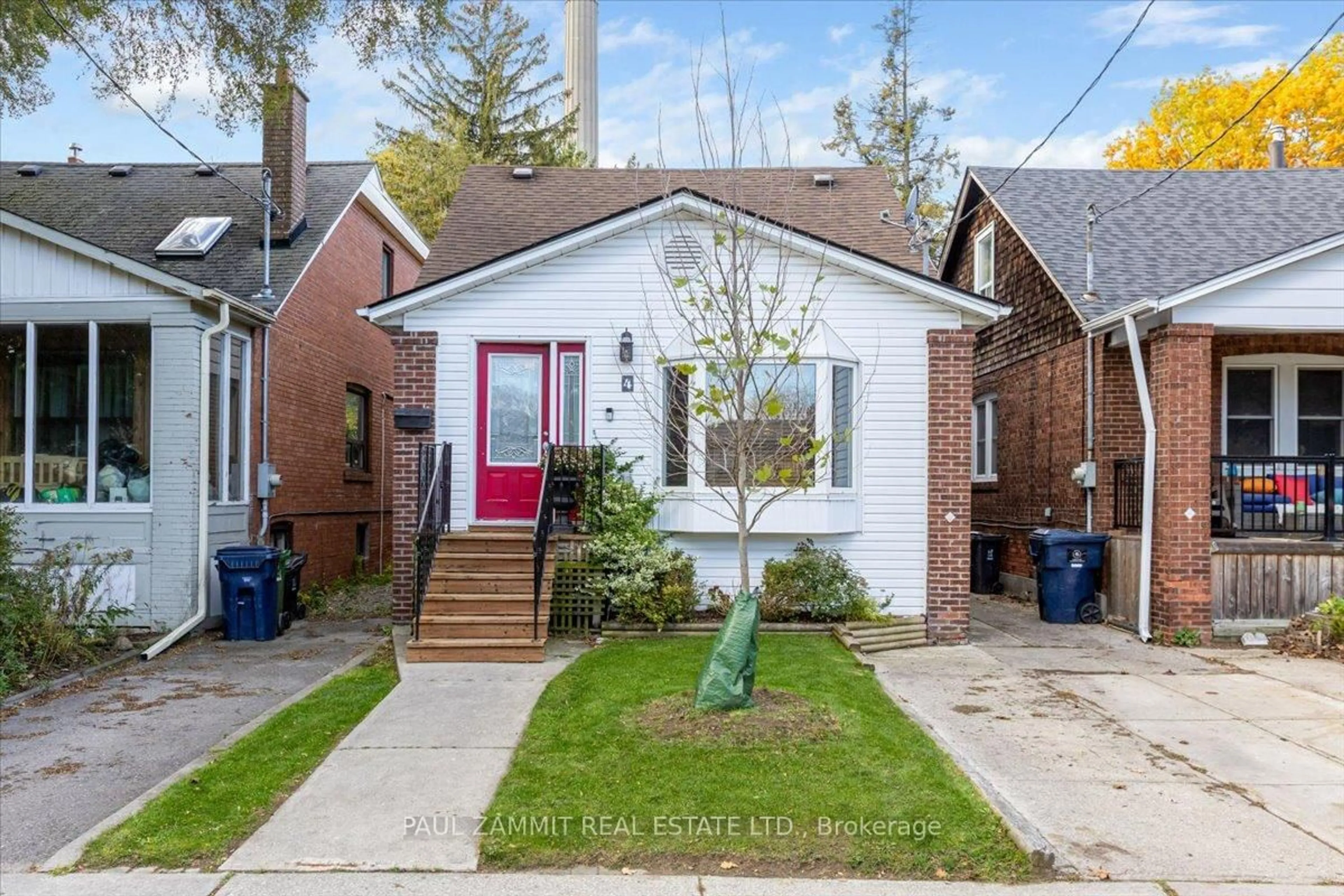 Home with brick exterior material, street for 4 Binswood Ave, Toronto Ontario M4C 3N3