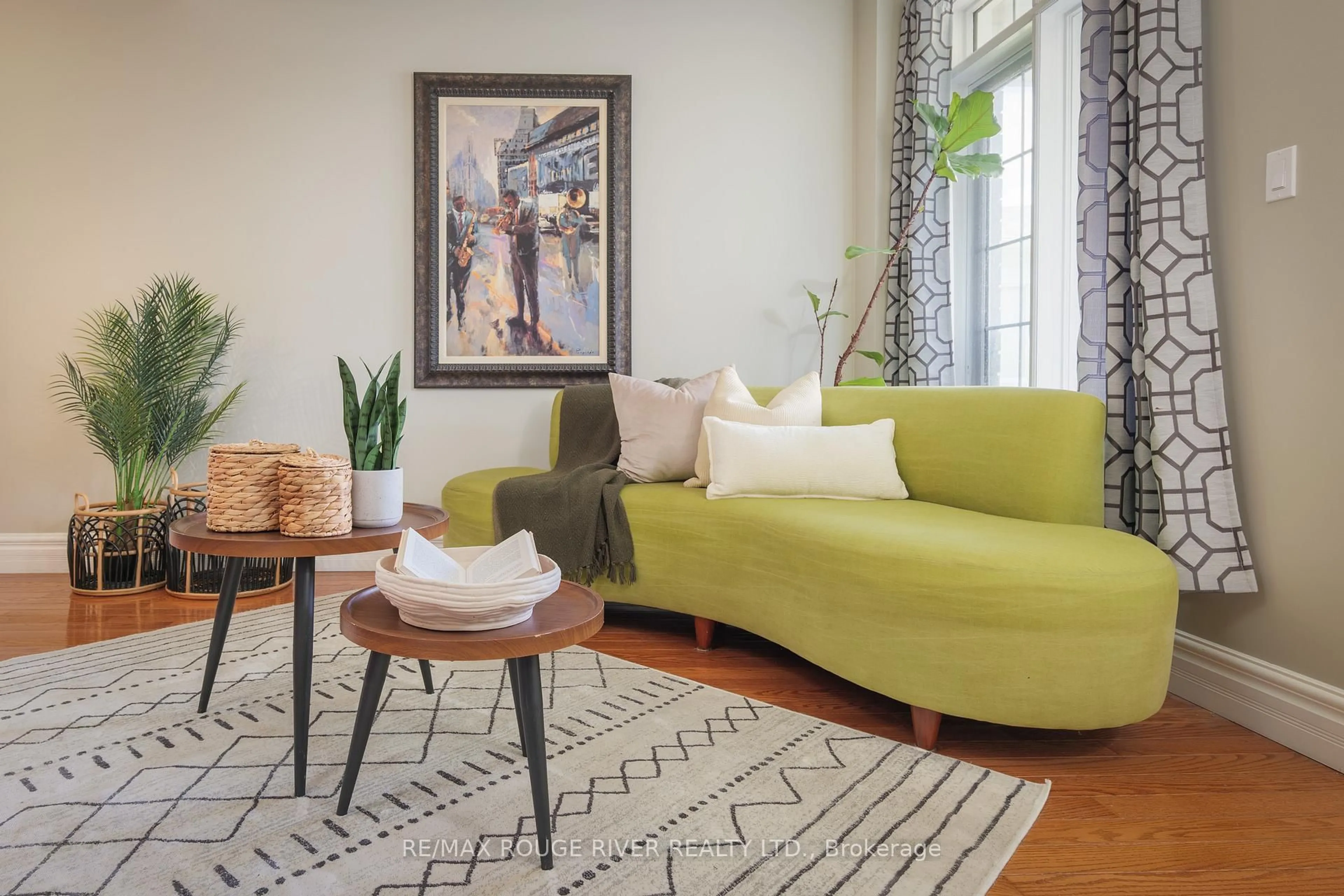 Living room with furniture, unknown for 433 Woodsmere Cres, Pickering Ontario L1V 7A4