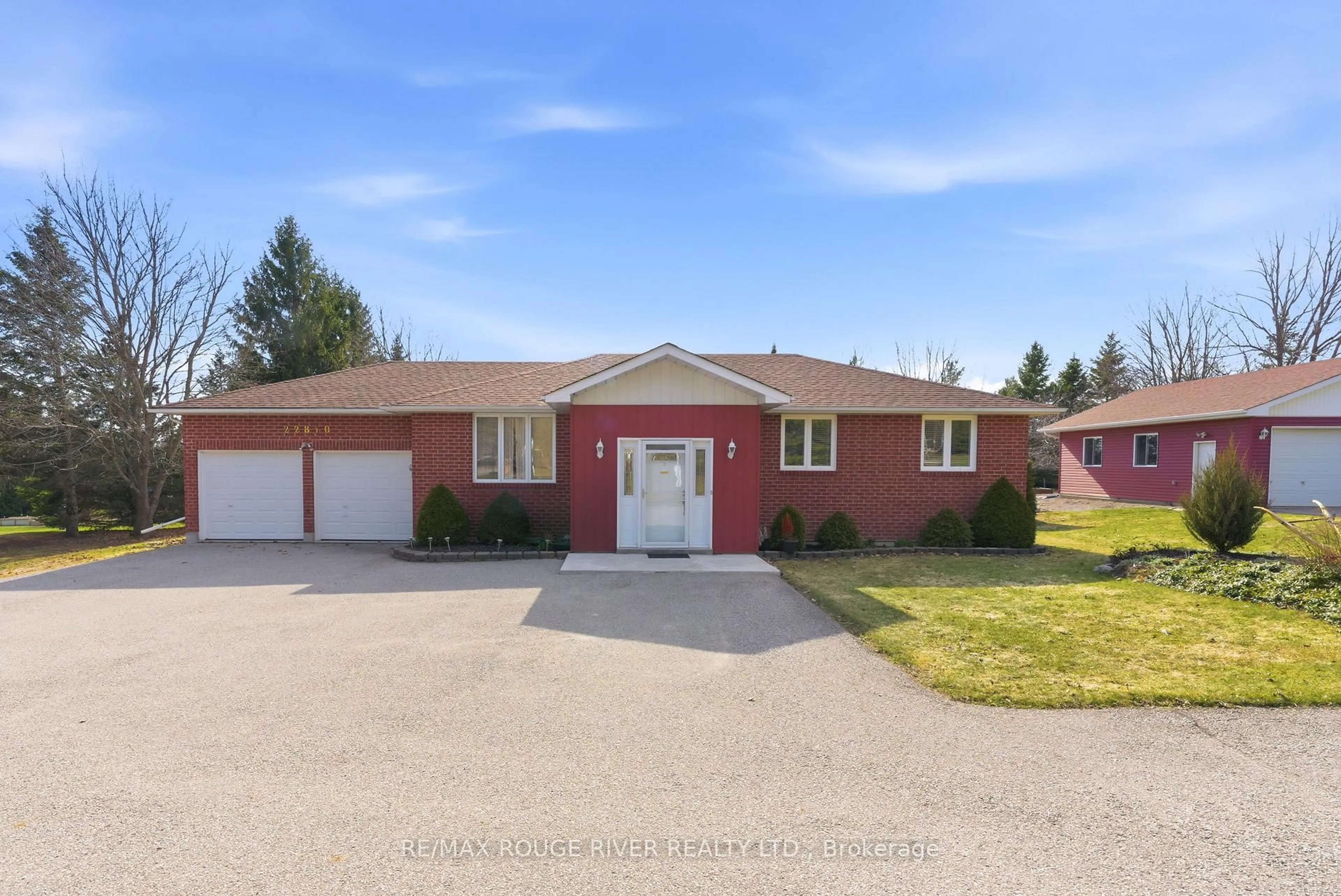 Home with brick exterior material, street for 22810 Simcoe St, Scugog Ontario L0C 1G0