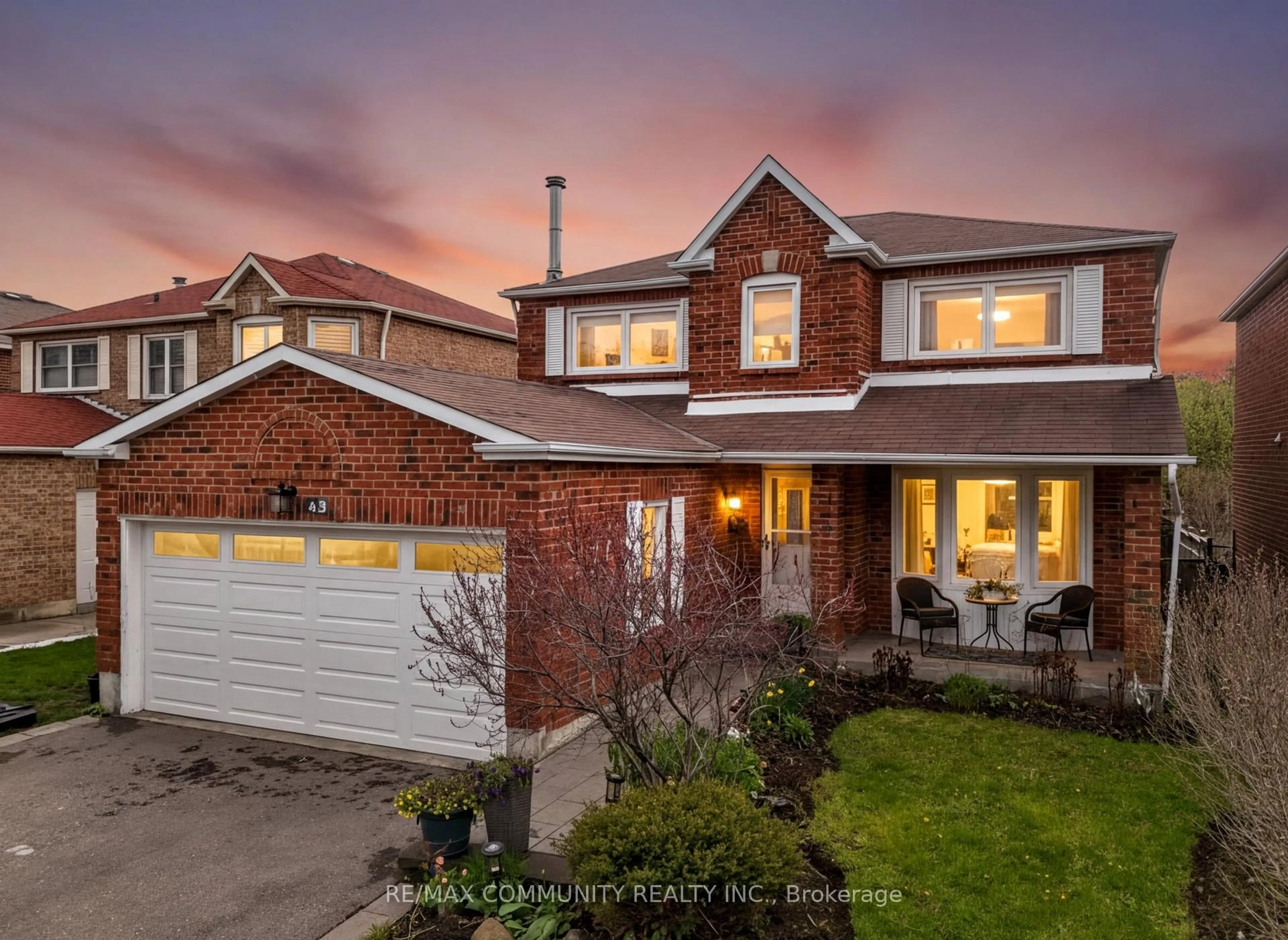 Home with brick exterior material, street for 43 Muirbank Blvd, Toronto Ontario M1C 4S7