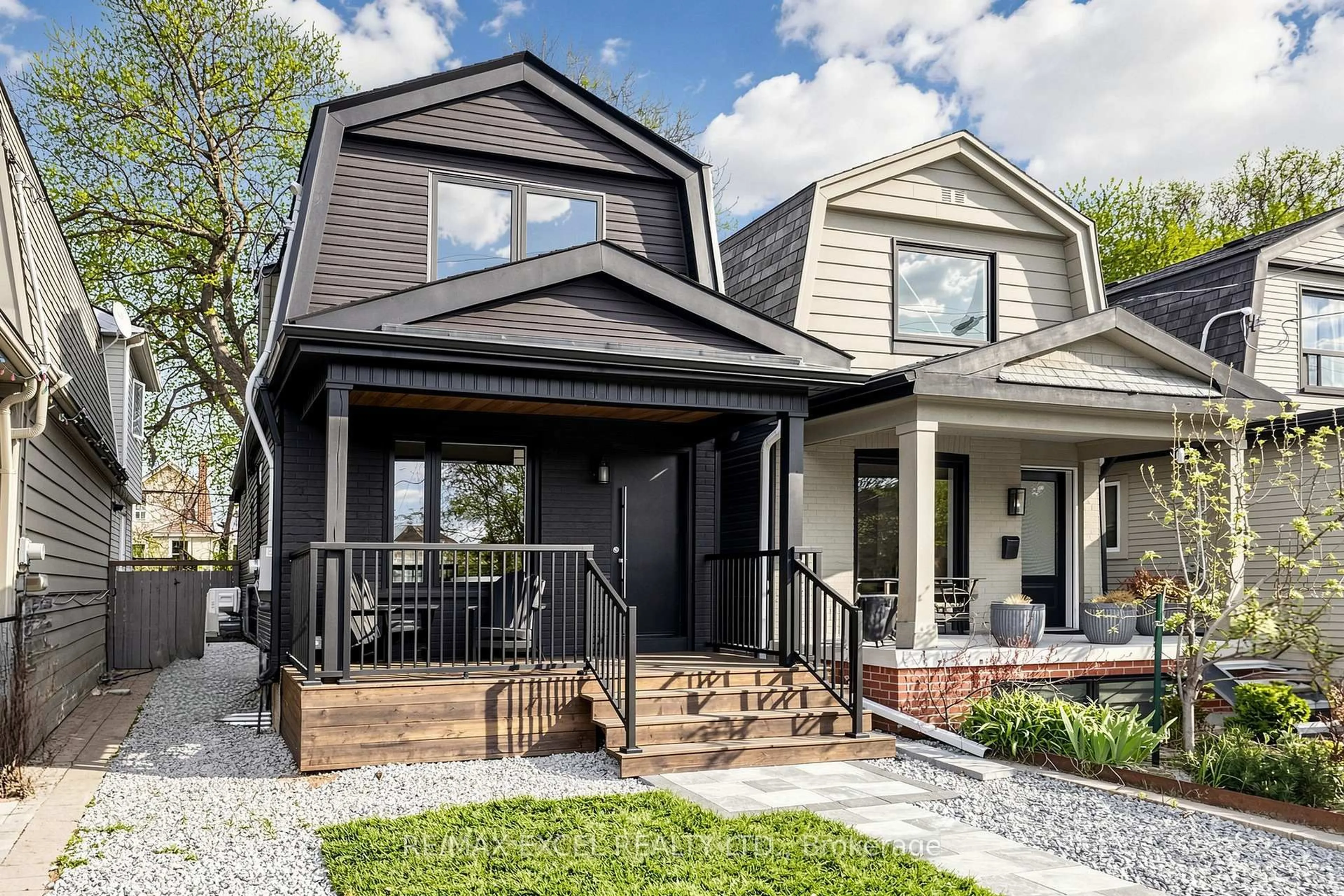 Home with brick exterior material, street for 227 Donlands Ave, Toronto Ontario M4J 3P9