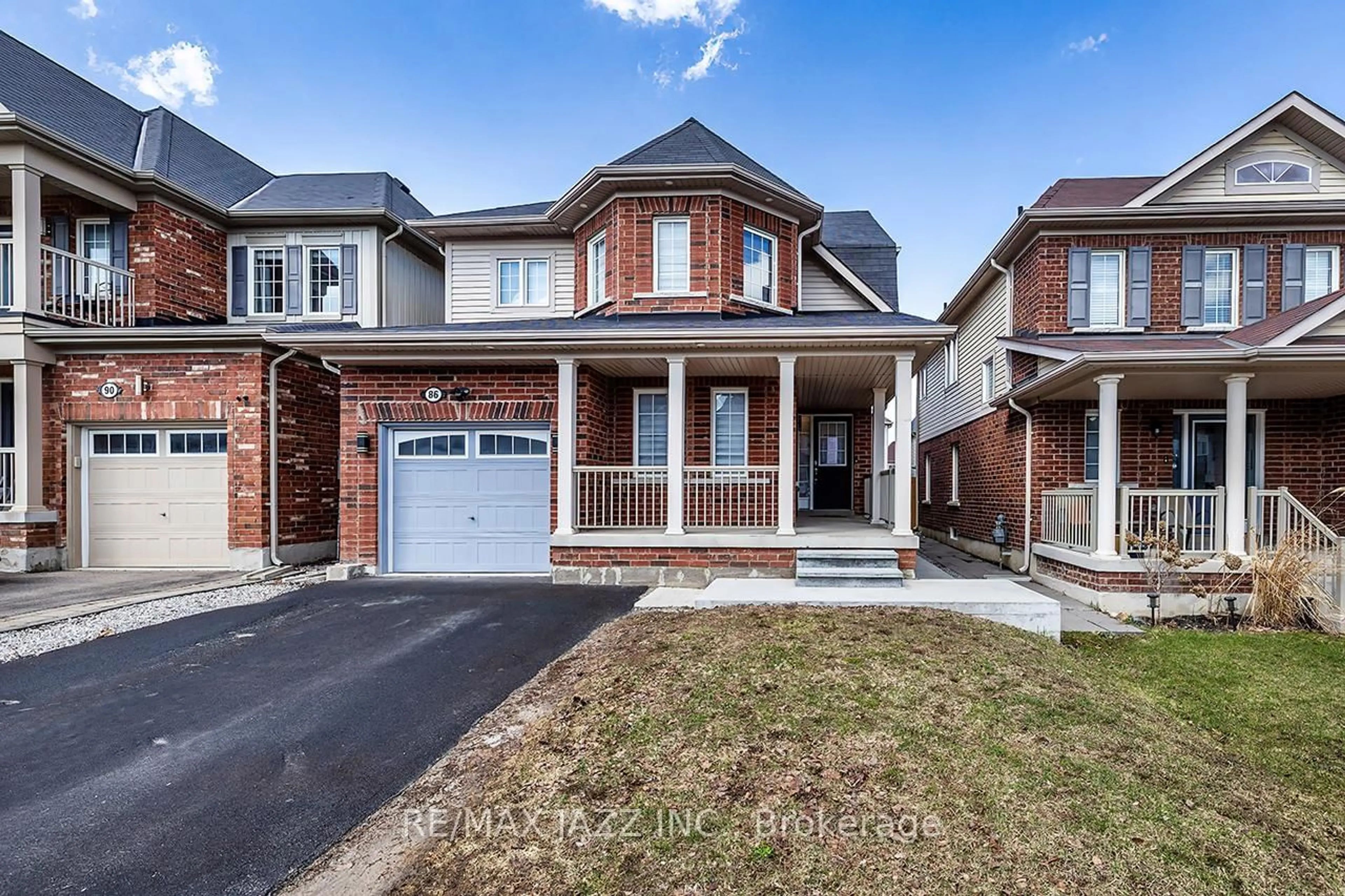 Home with brick exterior material, street for 86 Sidney Rundle Ave, Clarington Ontario L1C 0N9